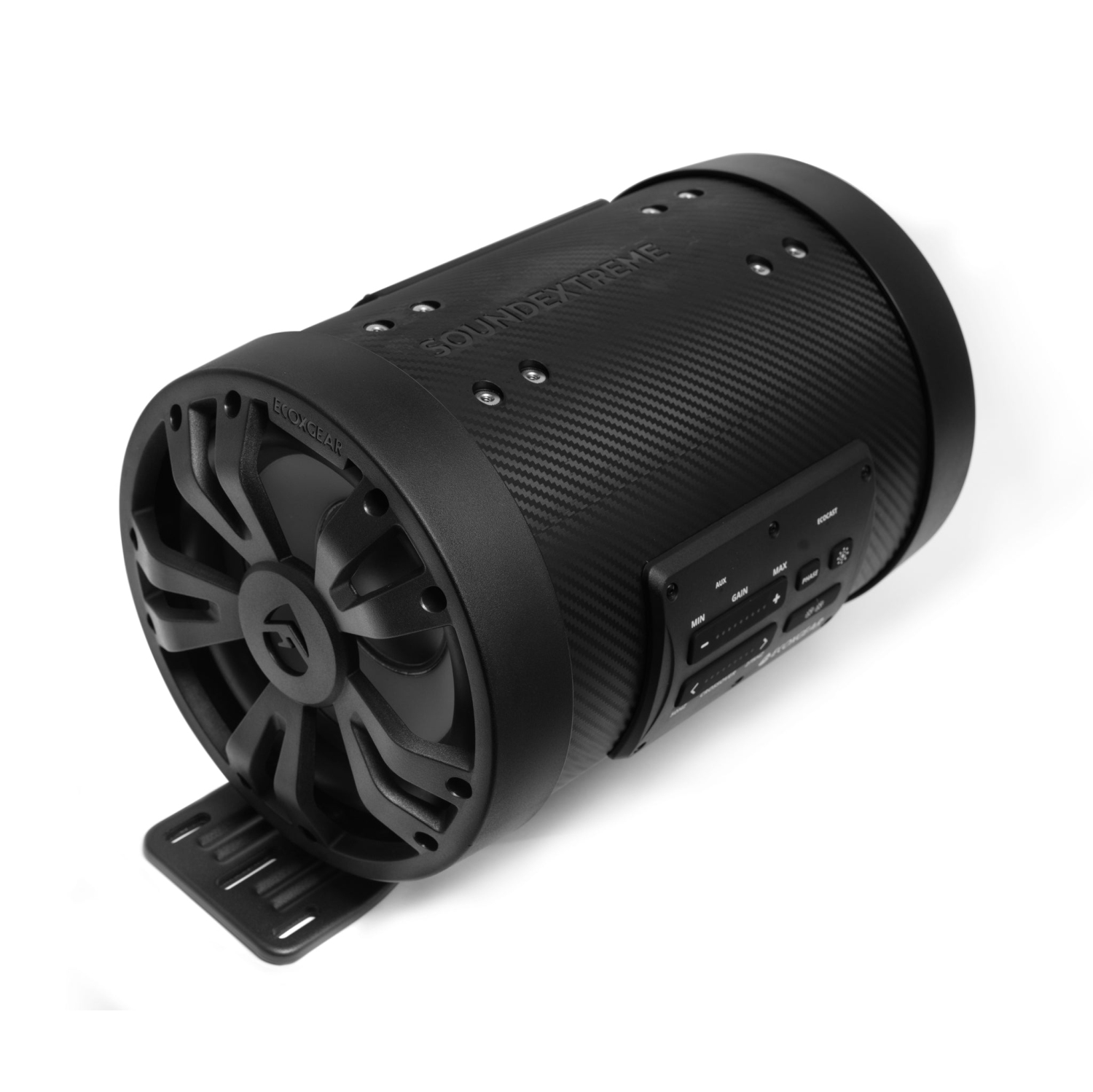 Tube d’extrêmes graves amplifié de 8 po avec amplificateur intégré de 500 W SoundExtreme ES08 d’ECOXGEAR pour sports motorisés