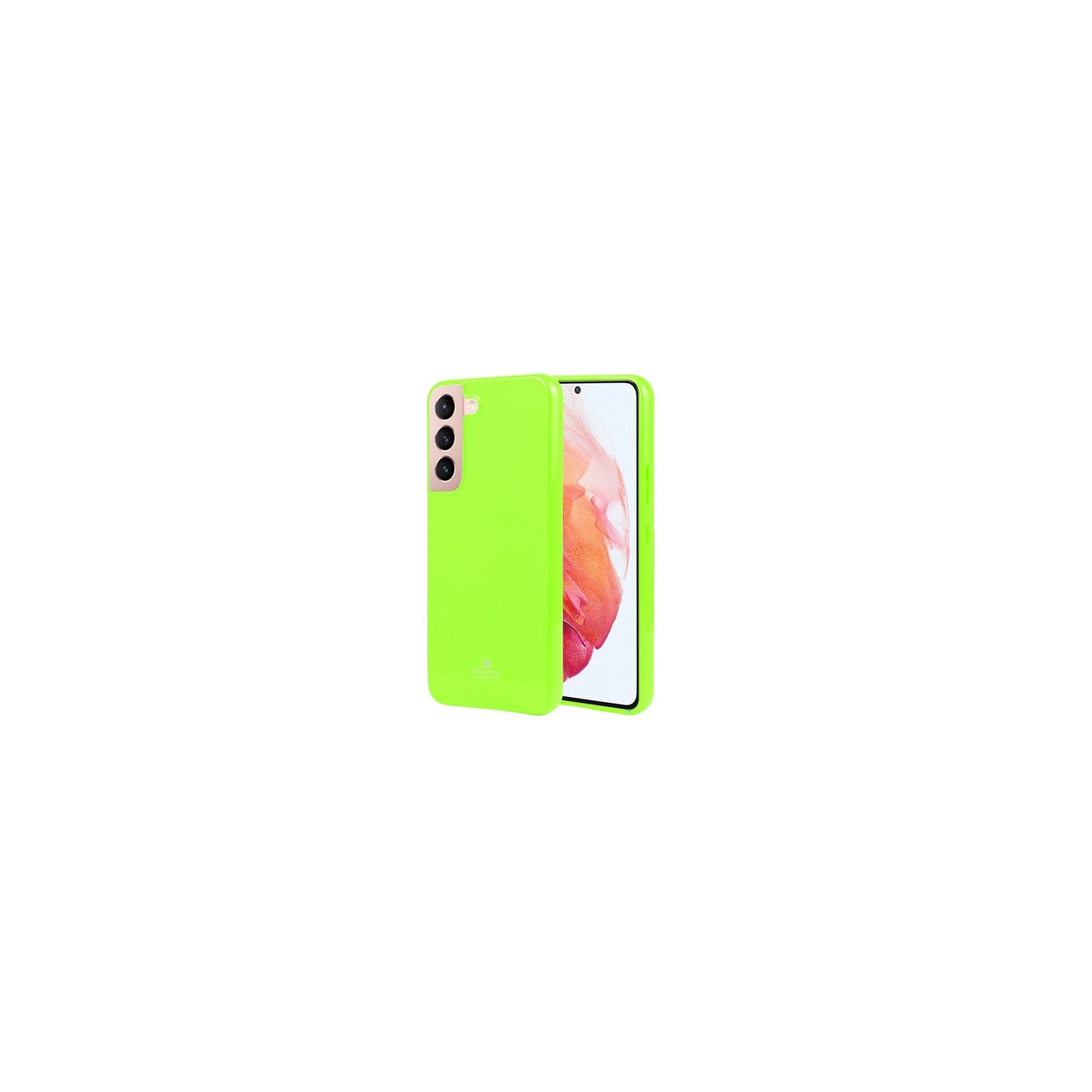TopSave Goospery Pearl Jelly Slim Thin Rubber Case For Samsung Galaxy S22, Green