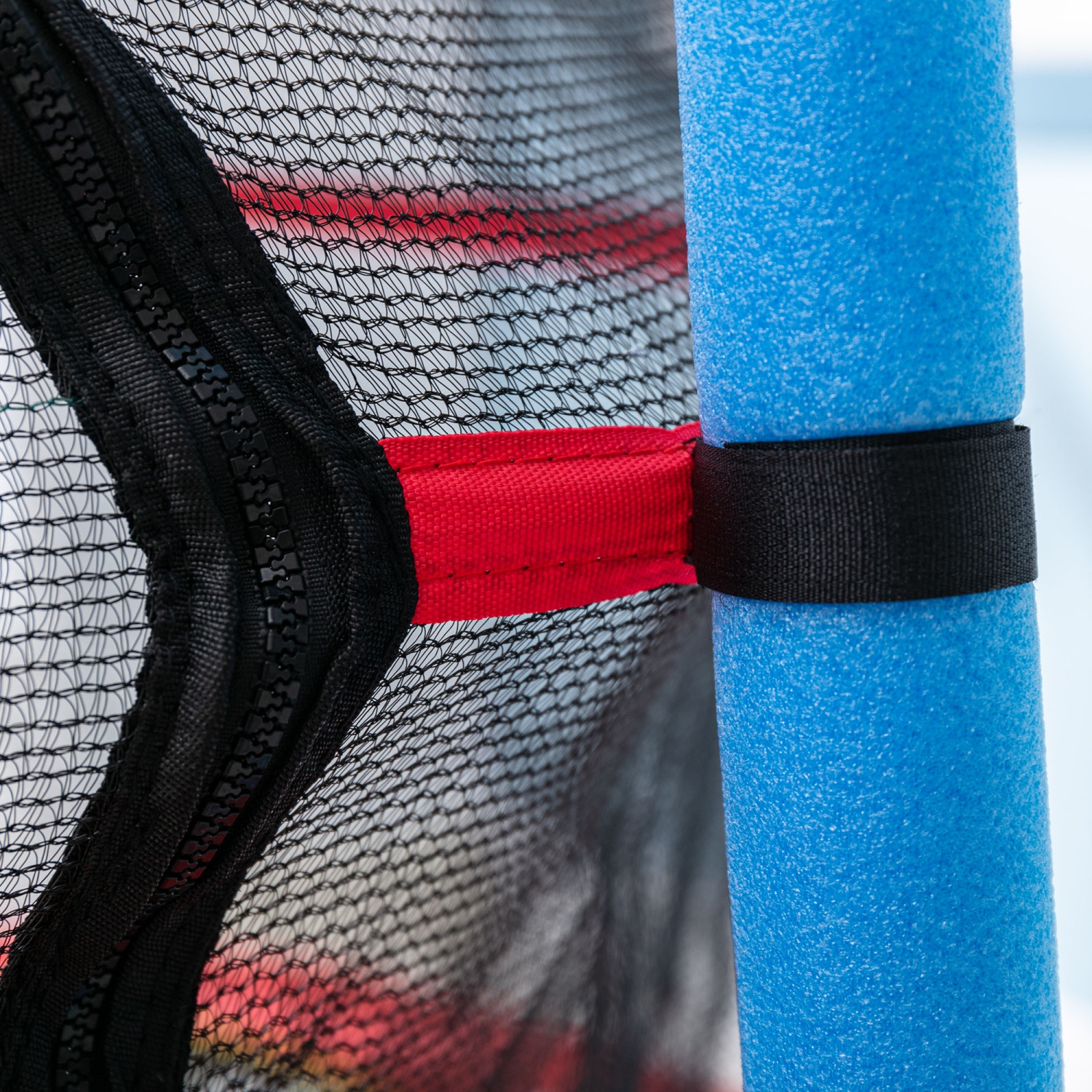 Qaba Kids Trampoline with Safety Enclosure Net and Built-in Zipper Safety Pad, Indoor Outdoor Exercise Fitness Equipment for Children Toddler Age