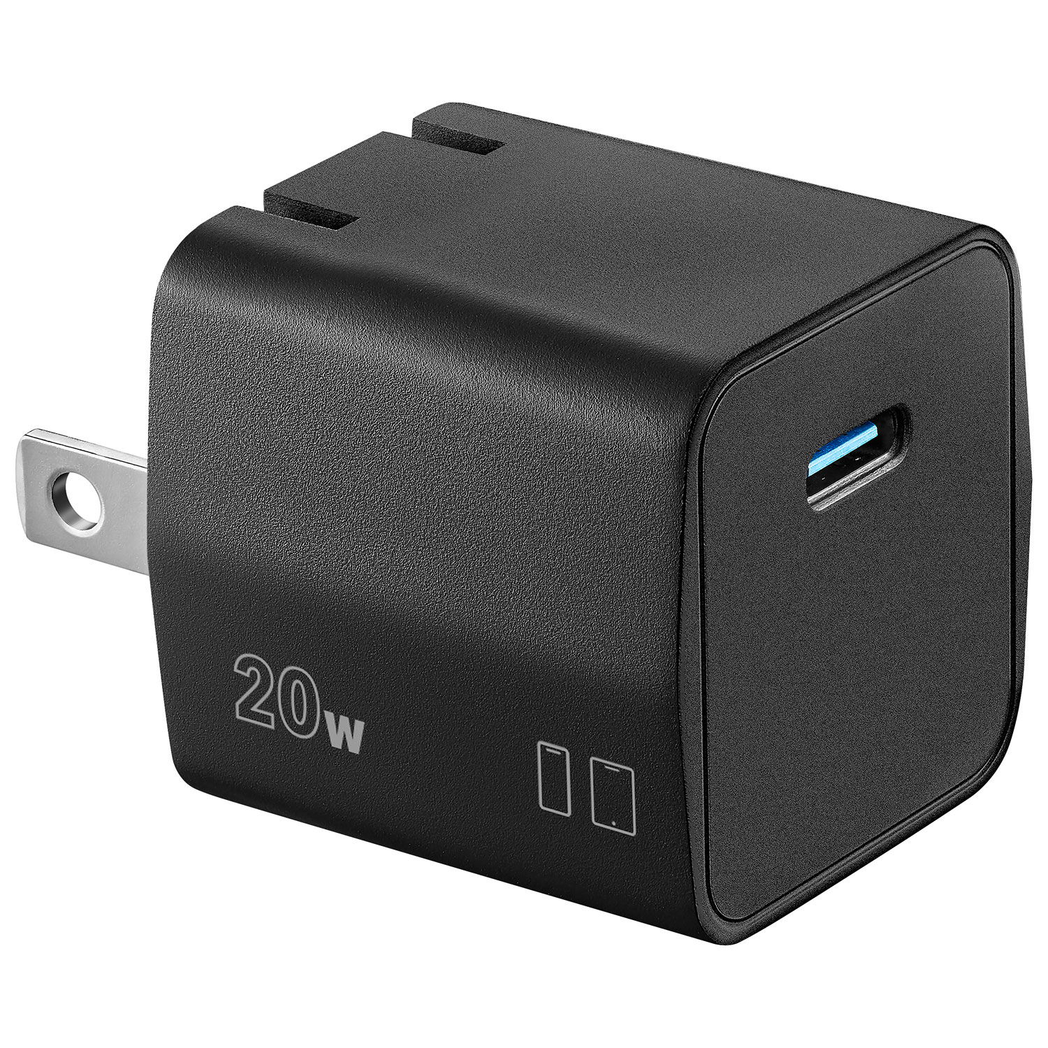 Chargeur mural USB-C de 20 W d'Insignia - Noir - Exclusivité Best Buy