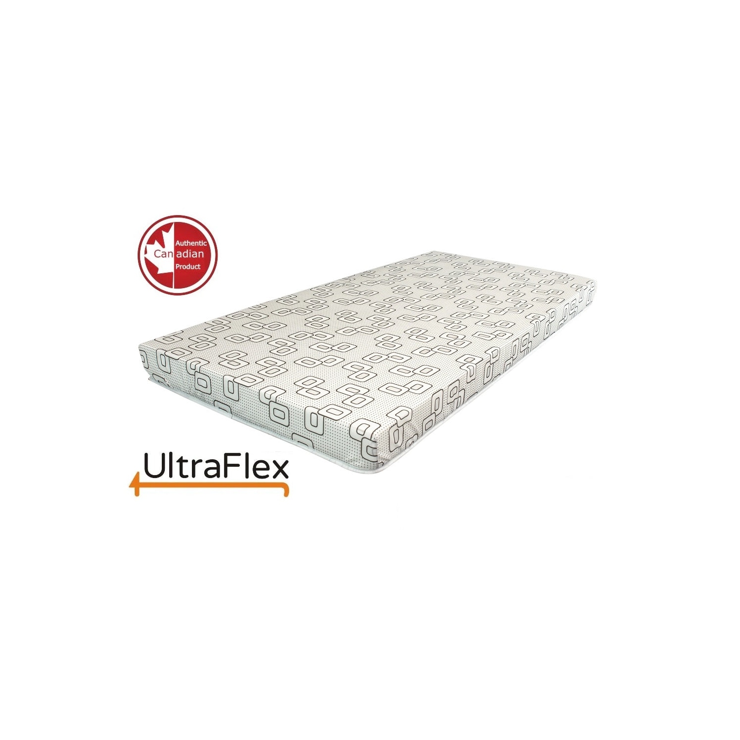 Matelas MI-ferme en mousse haute densité UltraFlex DIVINE, lit double face