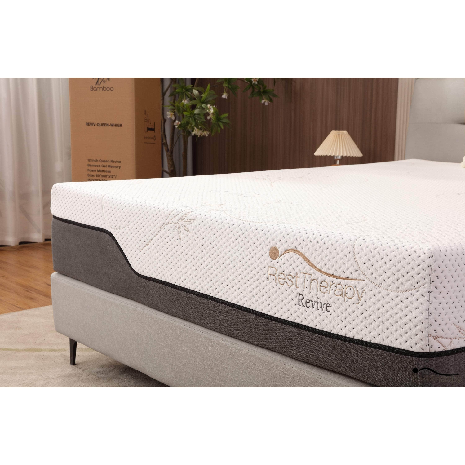 Matelas en mousse à mémoire en gel frais de 12&nbsp;po Revive de Rerest Therapy