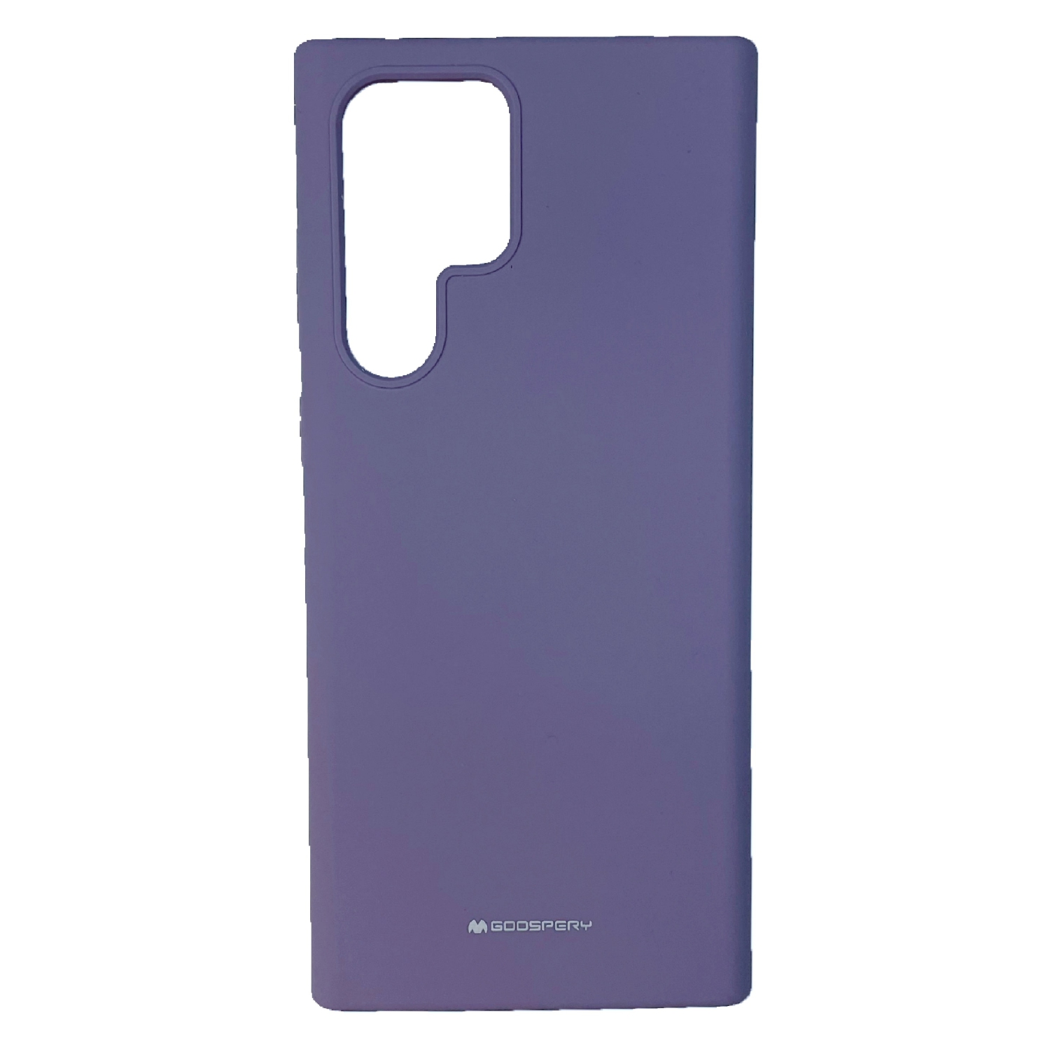 TopSave Goospery Liquid Silicone Rubber Bumper Case with Soft Microfiber For Samsung Galaxy S22 Ultra, Purple