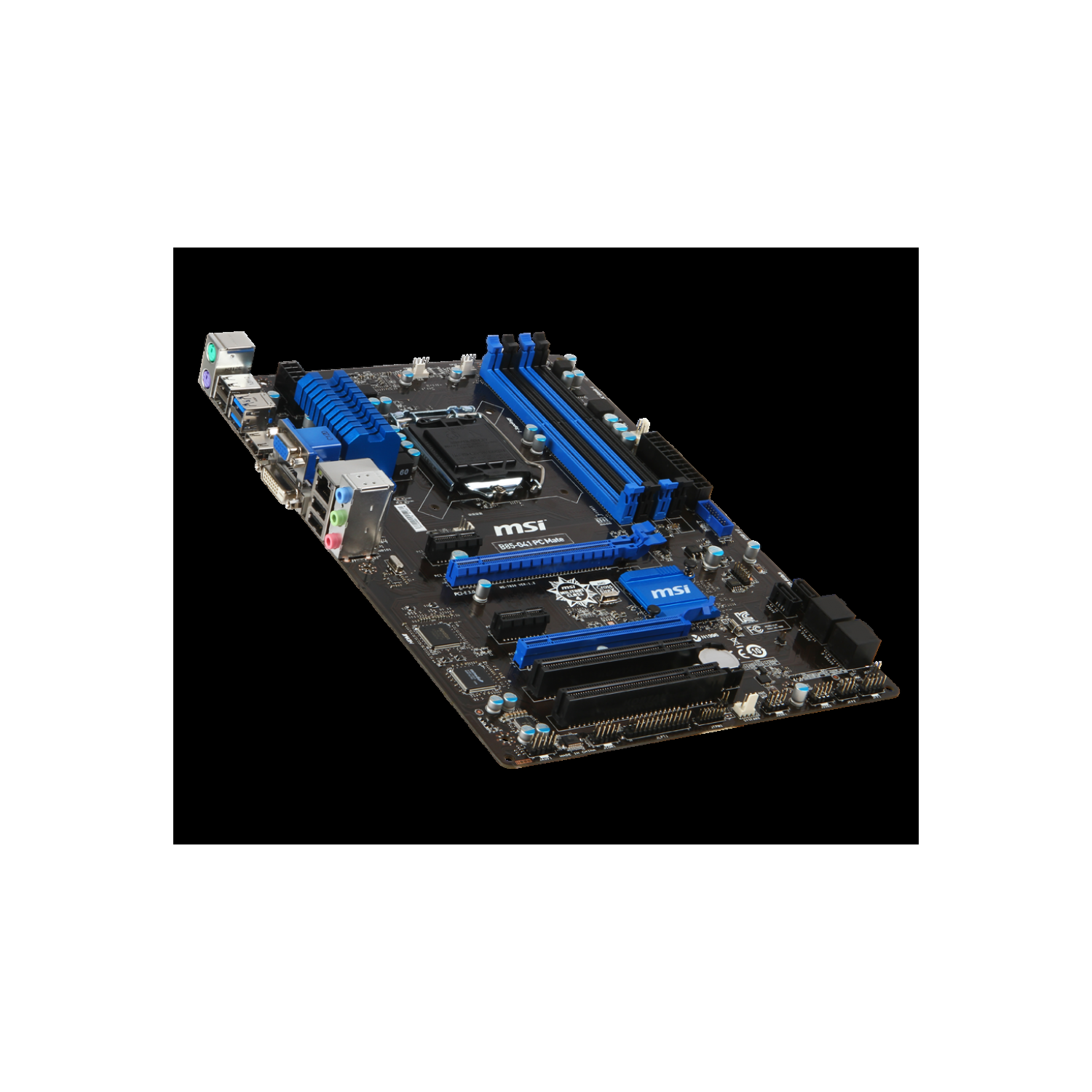 MSI Motherboard LGA1150 B85-G41 PC Mate Intel 4th Gen with Panel- Refurbished
