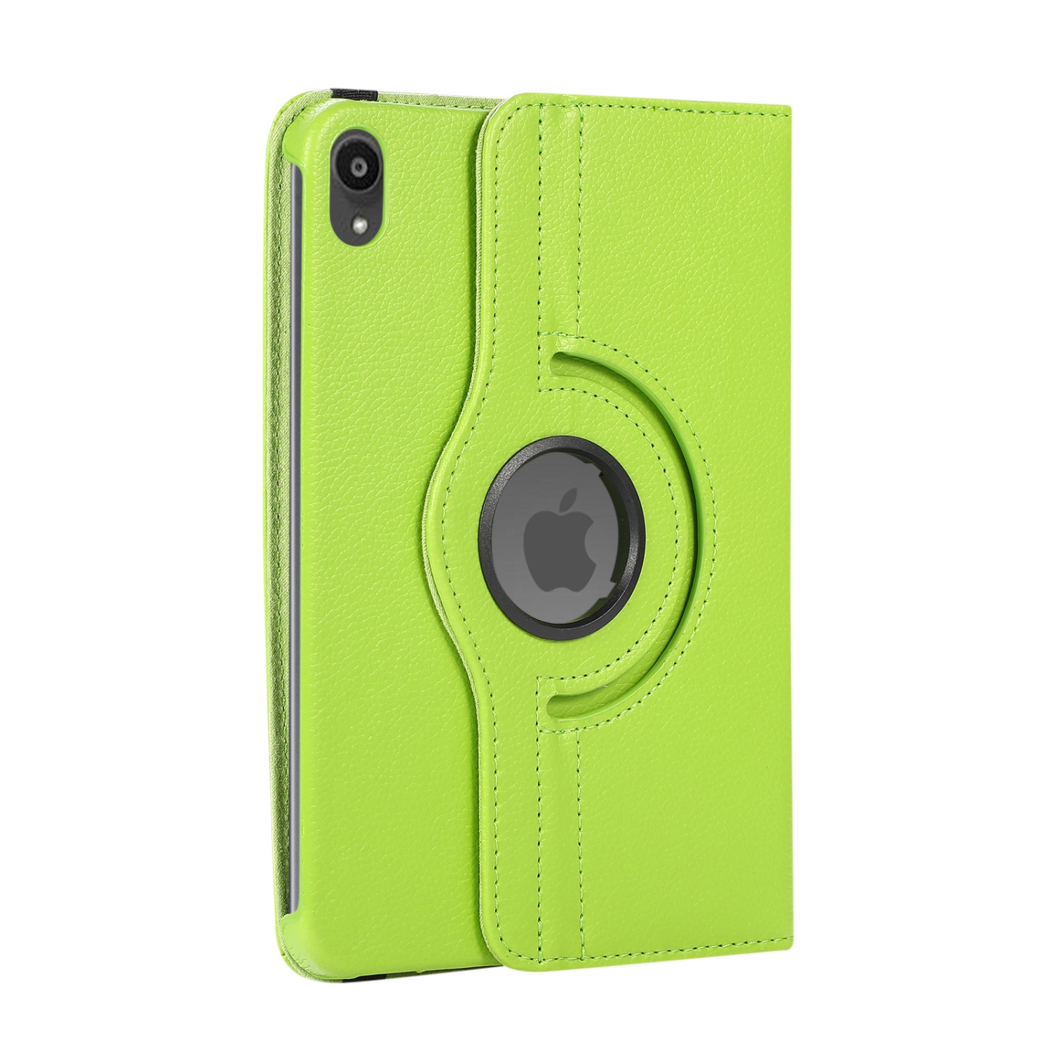 TopSave Etui en cuir PU rotatif à 360 degrés pour Apple iPad Mini 6, vert