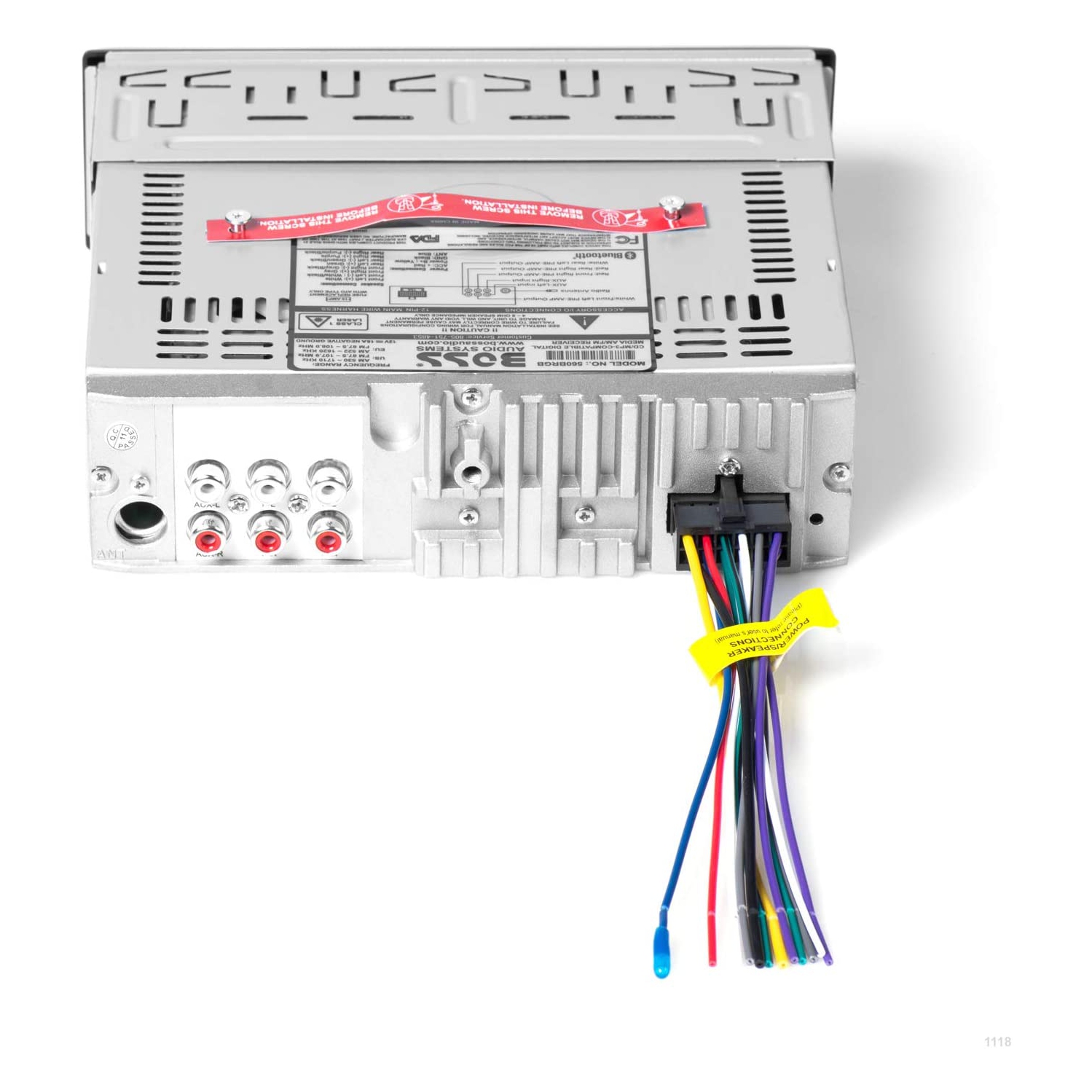 Boss 560BRGB récepteur multimédia simple DIN avec Bluetooth