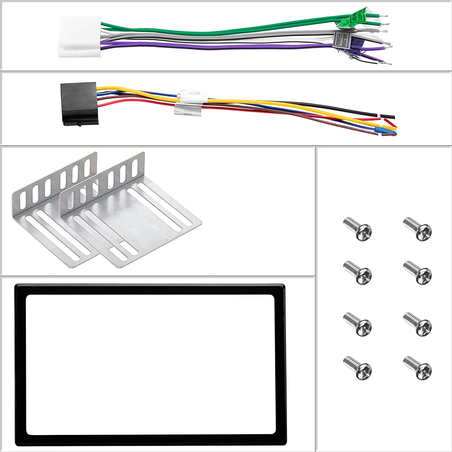 BOSS Audio Elite 480BRGB double DIN, Bluetooth, récepteur AM/FM MP3 USB, éclairage RVB multicolore, télécommande sans fil