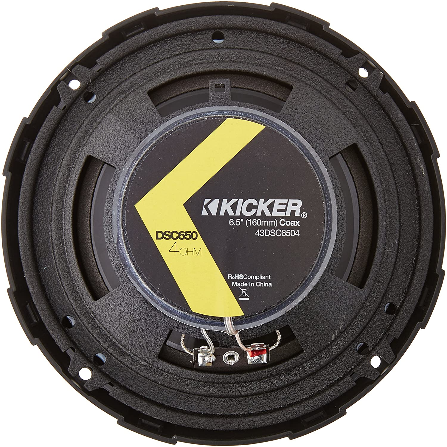 Kicker 43DSC6504 6.5" 240 Watt 2-Way 4-Ohm Car Audio Coaxial Speakers DSC6504