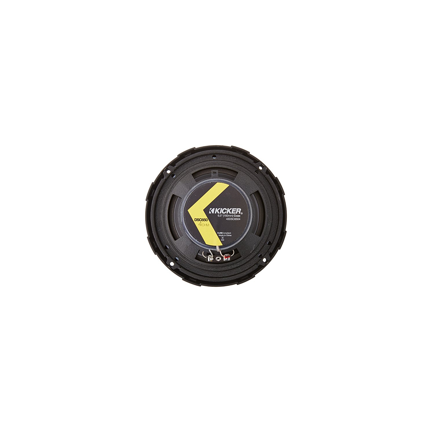 Kicker 43DSC6504 6.5" 240 Watt 2-Way 4-Ohm Car Audio Coaxial Speakers DSC6504