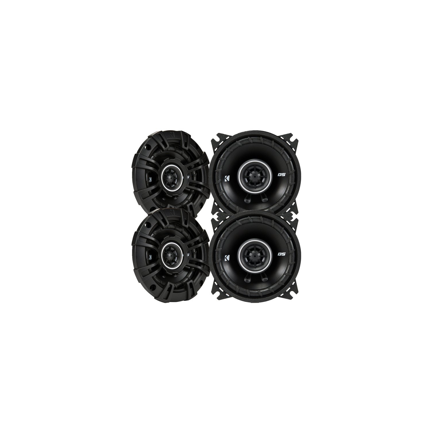 Kicker 43DSC44 D-Series 4-Inch 120 Watt 2-Way Coaxial Speakers