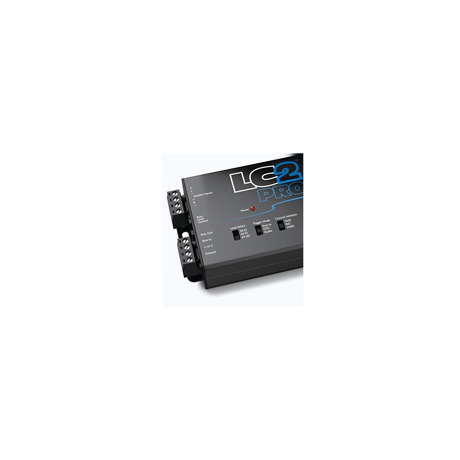 AudioControl LC2i PRO 2-Channel Line Output Converter with Impedance Matching, AccuBASS, GTO, Audio Signal Sense, 12V Turn-On and ACR-1 Dash Remote