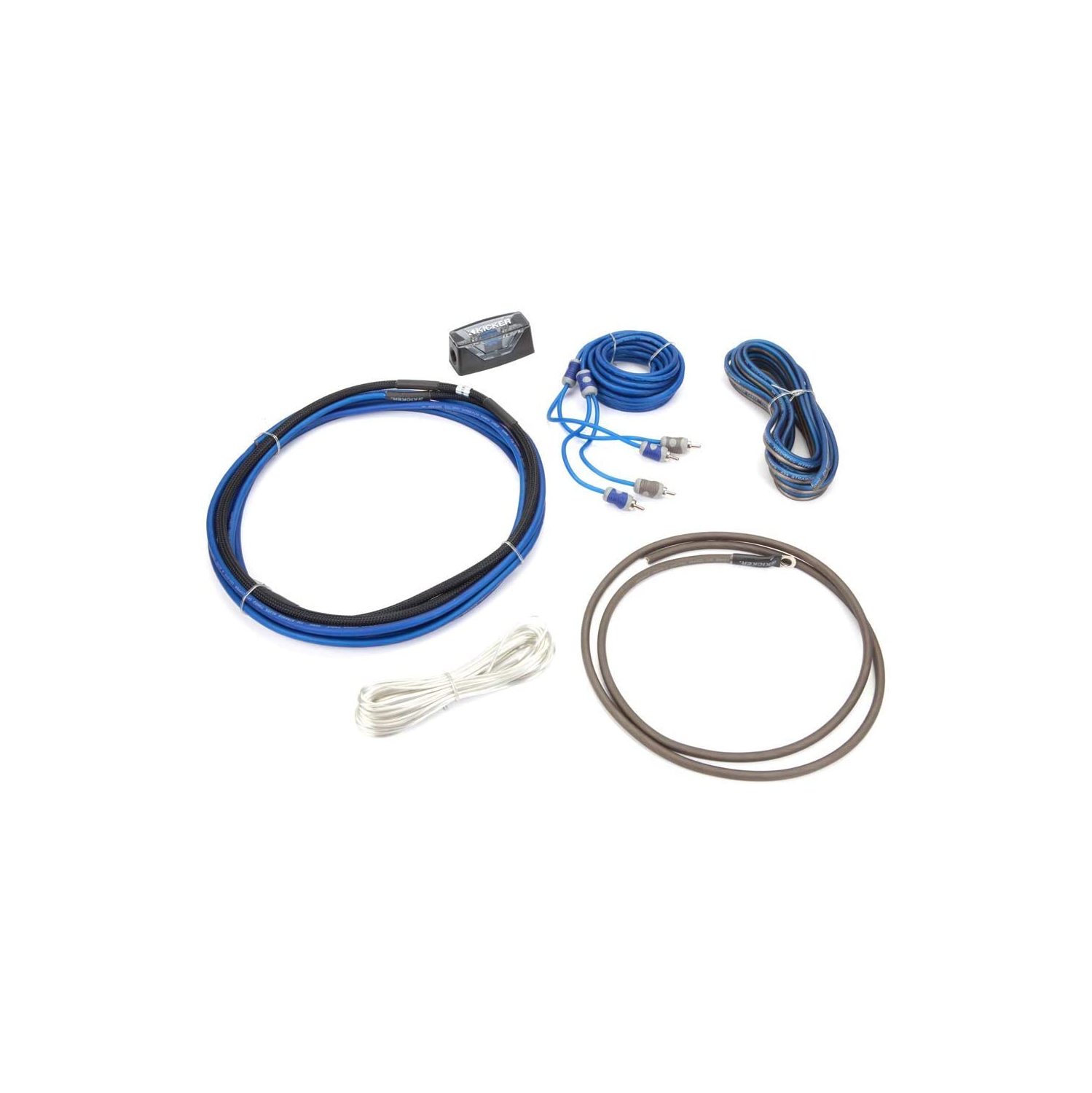 KICKER Premium 8 Gauge 2-Channel Amplifier Wiring Kit