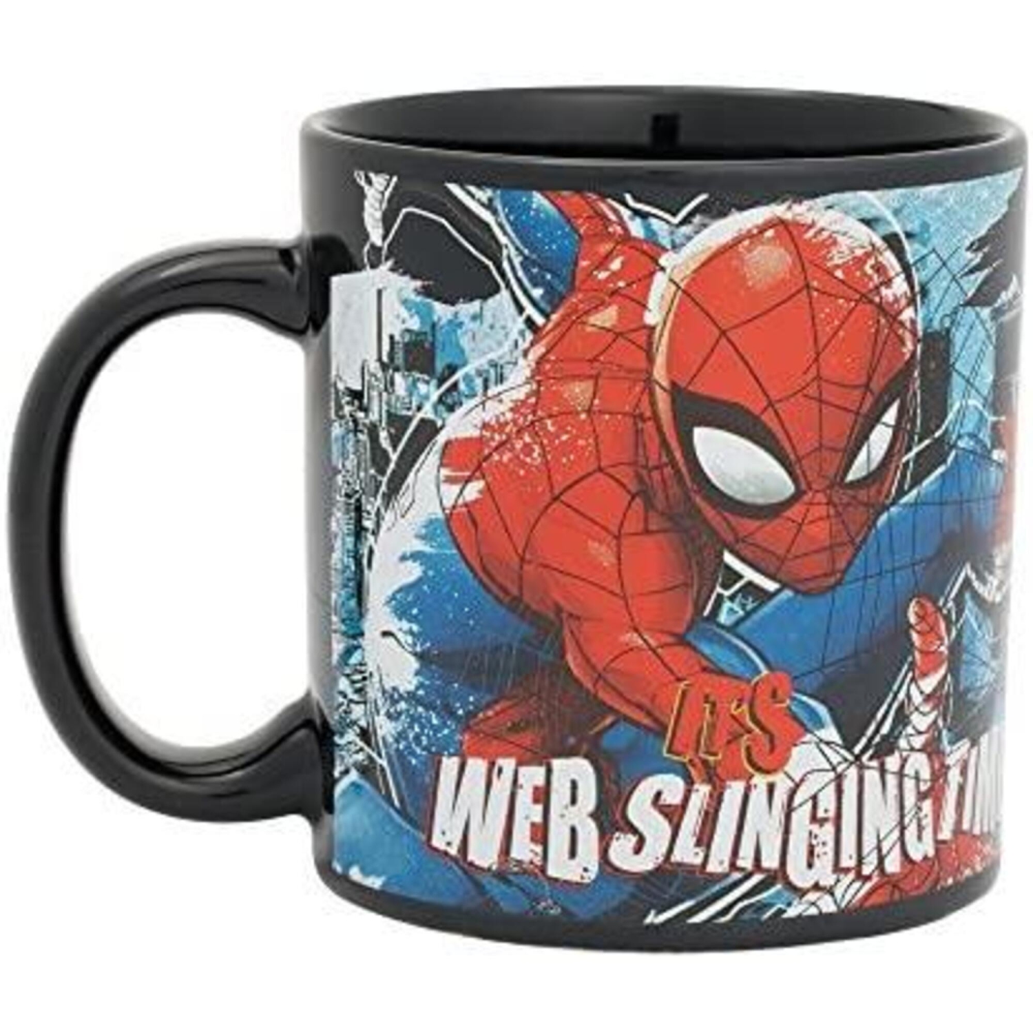 Tasse à café de 20 oz Spider-Man de Marvel en toile d’araignée