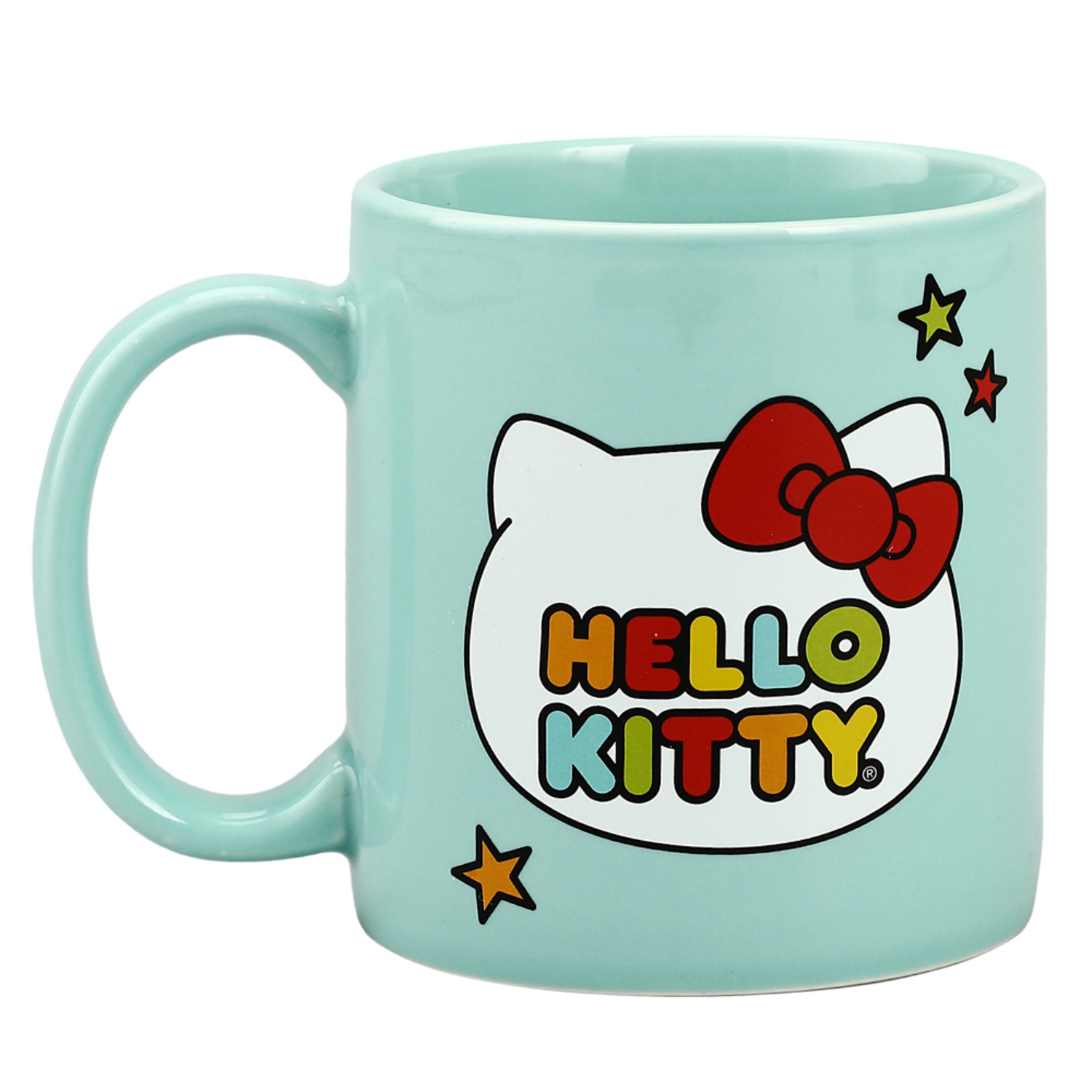 Hello Kitty Rainbow Stars 14 Oz Ceramic Mug
