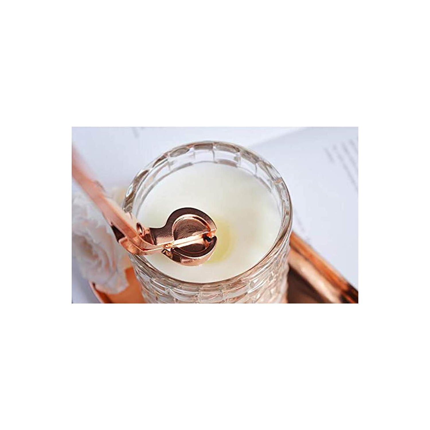 Arolly Stainless-Steel Candle Wick Trimmer/Clipper/Cutter Scissor with Arc Rechargeable USB Candle Lighter