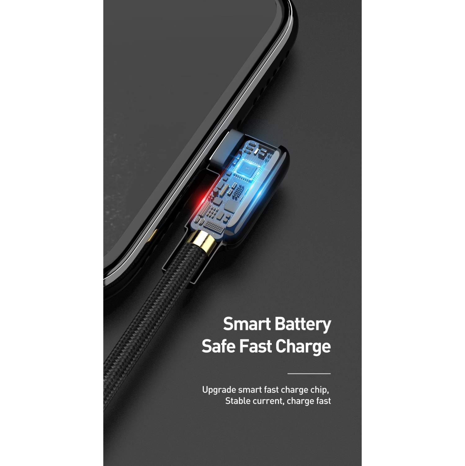 Câble de chargement/transfert sans enroulement de Mcdodo Câble de chargement tressé DEL en nylon USB-A à USB-C pour iPhone 16 iPhone 15 Samsung