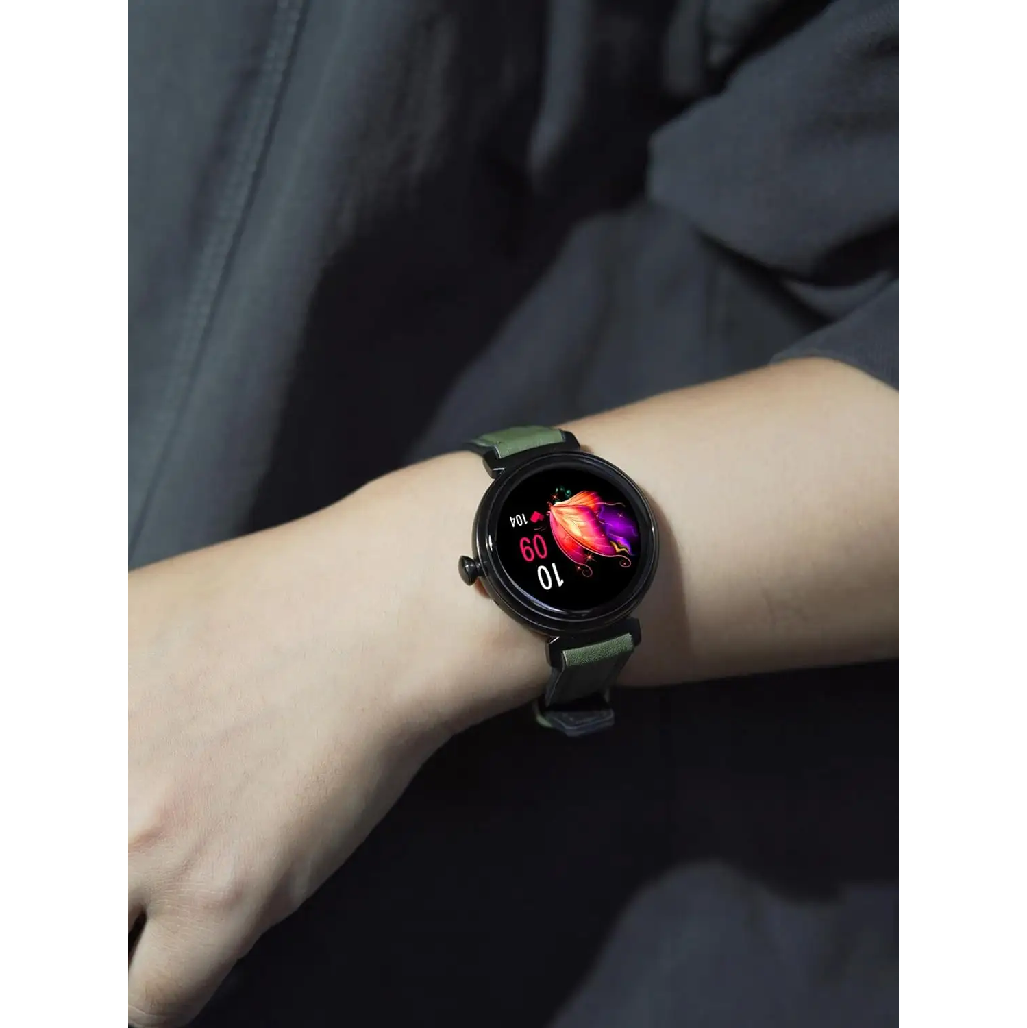 ISPEKTRUM Smartini Mini Smart Watch for Women 1" HD Screen Bluetooth Calls & Text Multiple Sports Mode Fitness Tracker Heart Rate & BP Monitor Works