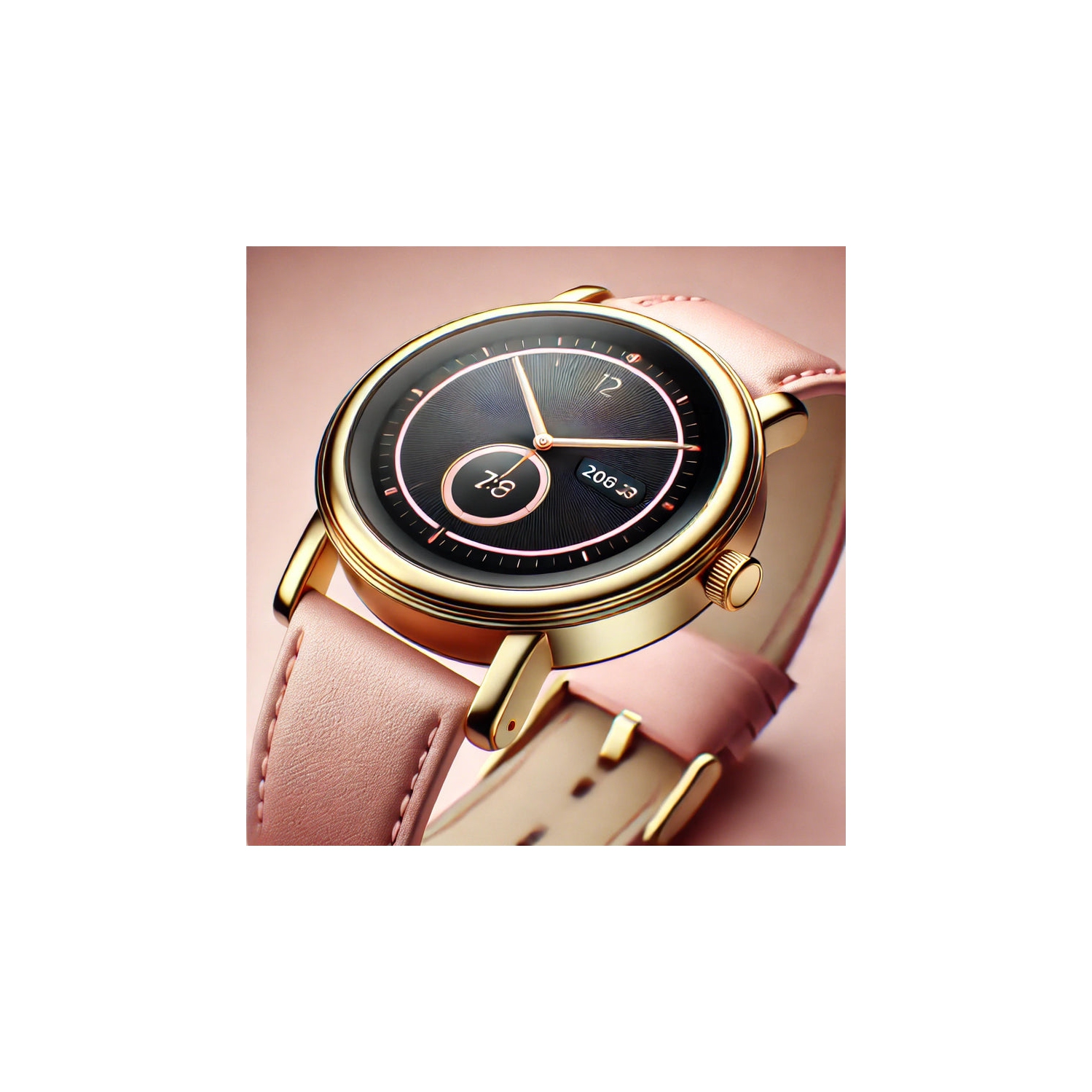 ISPEKTRUM Smartini Mini Smart Watch for Women 1" HD Screen Bluetooth Calls & Text Multiple Sports Mode Fitness Tracker Heart Rate & BP Monitor Works