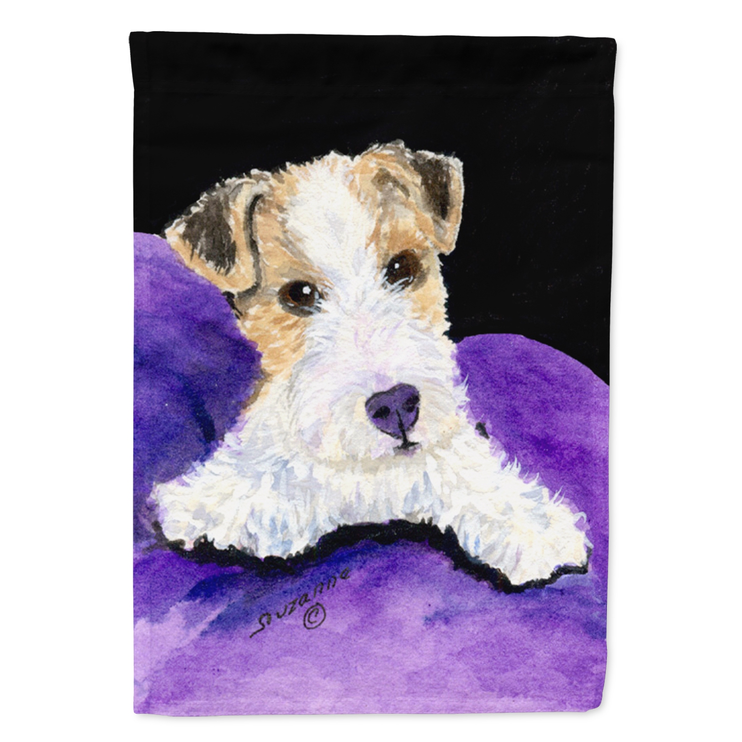 Caroline's Treasures SS8971-FLAG-PARENT Fox Terrier Flag, , multicolor