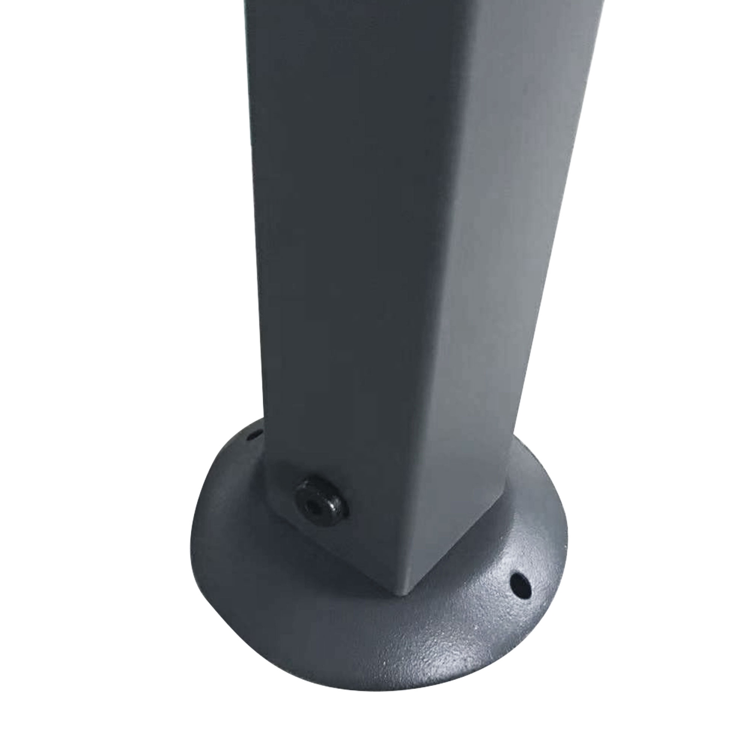 Outsunny 8' x 5' Pavillon de jardin abri barbecue avec double toit auvent extérieur gris