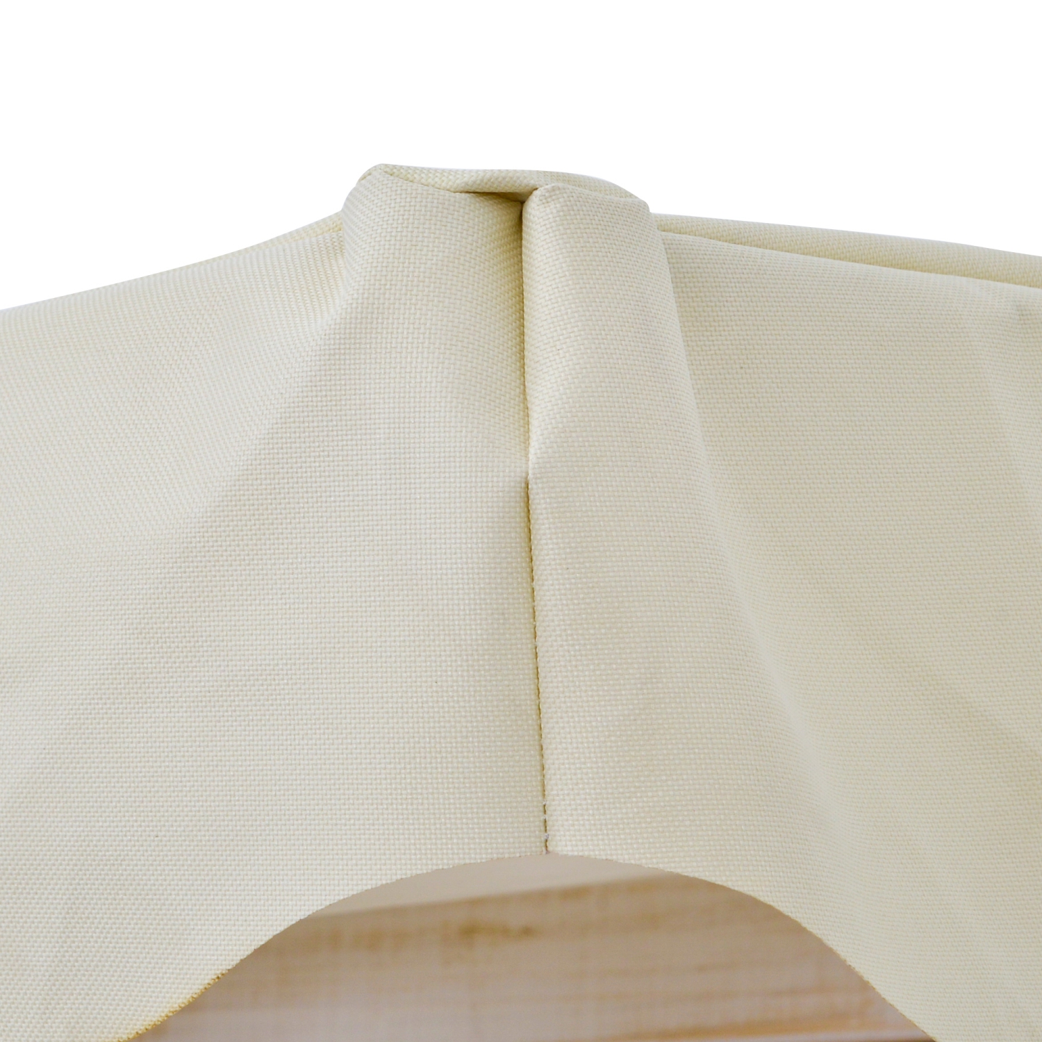 Outsunny 2 Seater Patio Swing with Stand, Canopy and Cushion, Outdoor Swing Chair Wooden Swinging Bench