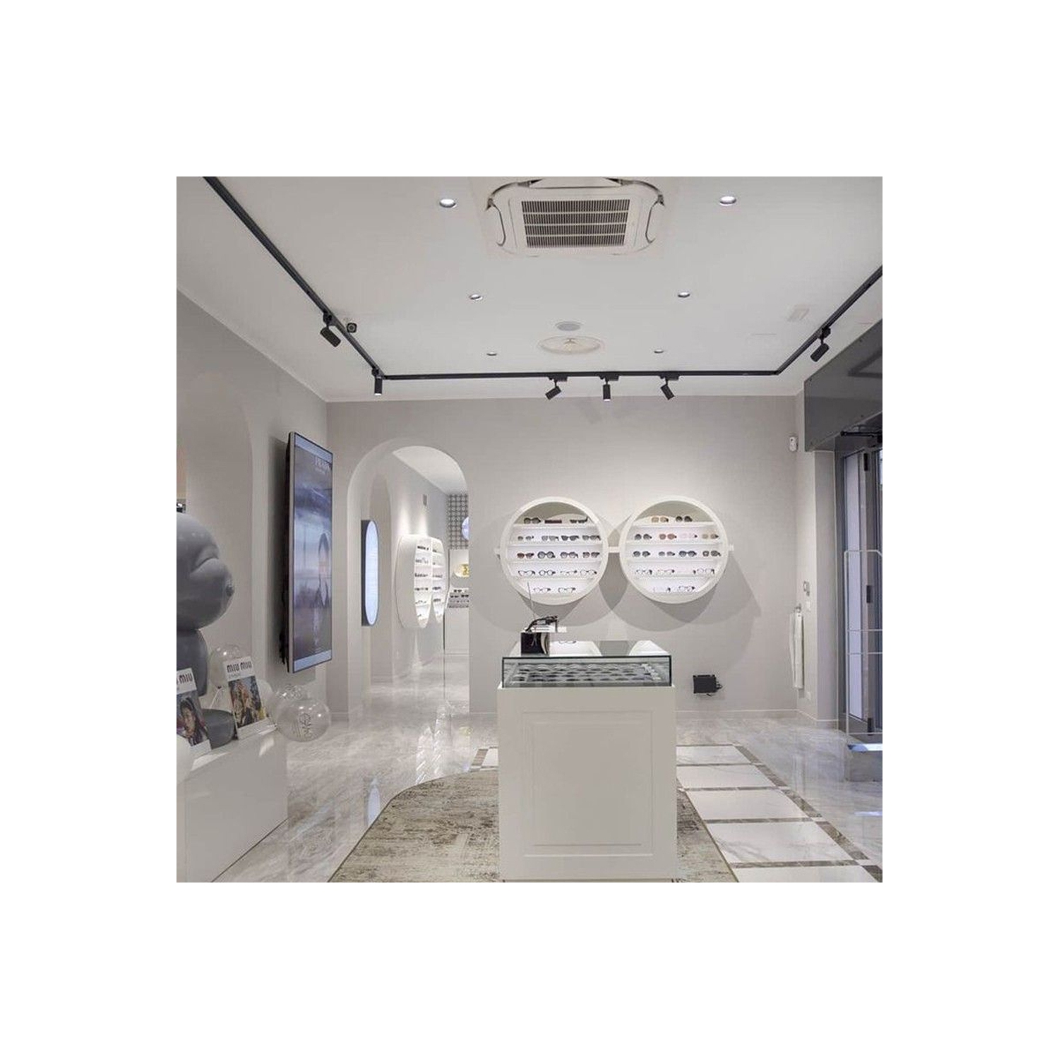 Ceiling Light, Spotlight Ceiling Bar in Matt Black, Ceiling Lights Spotlights with Socket Industrial 3 Way Light Ceiling Indoor Spot Light for