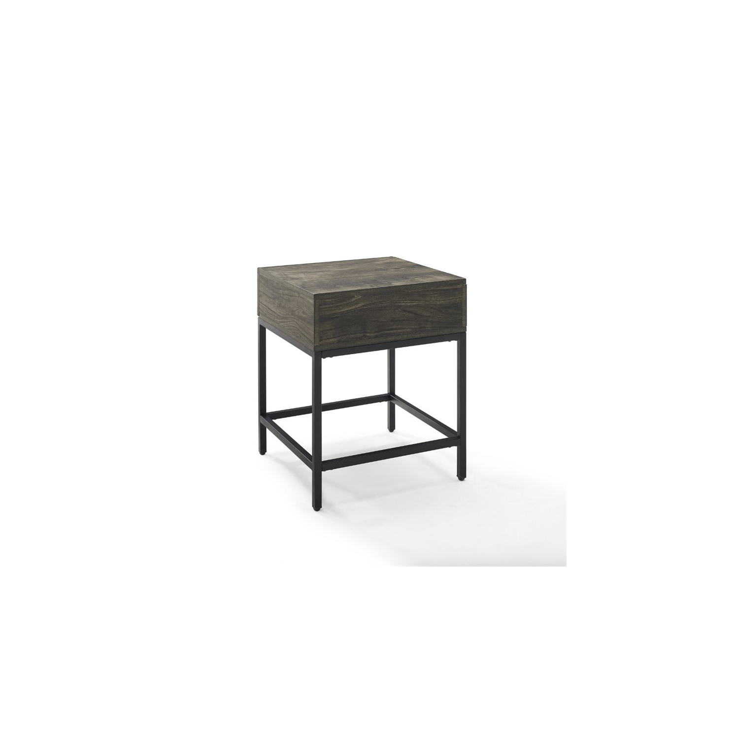 Crosley Jacobsen 1 Drawer End Table in Brown Ash