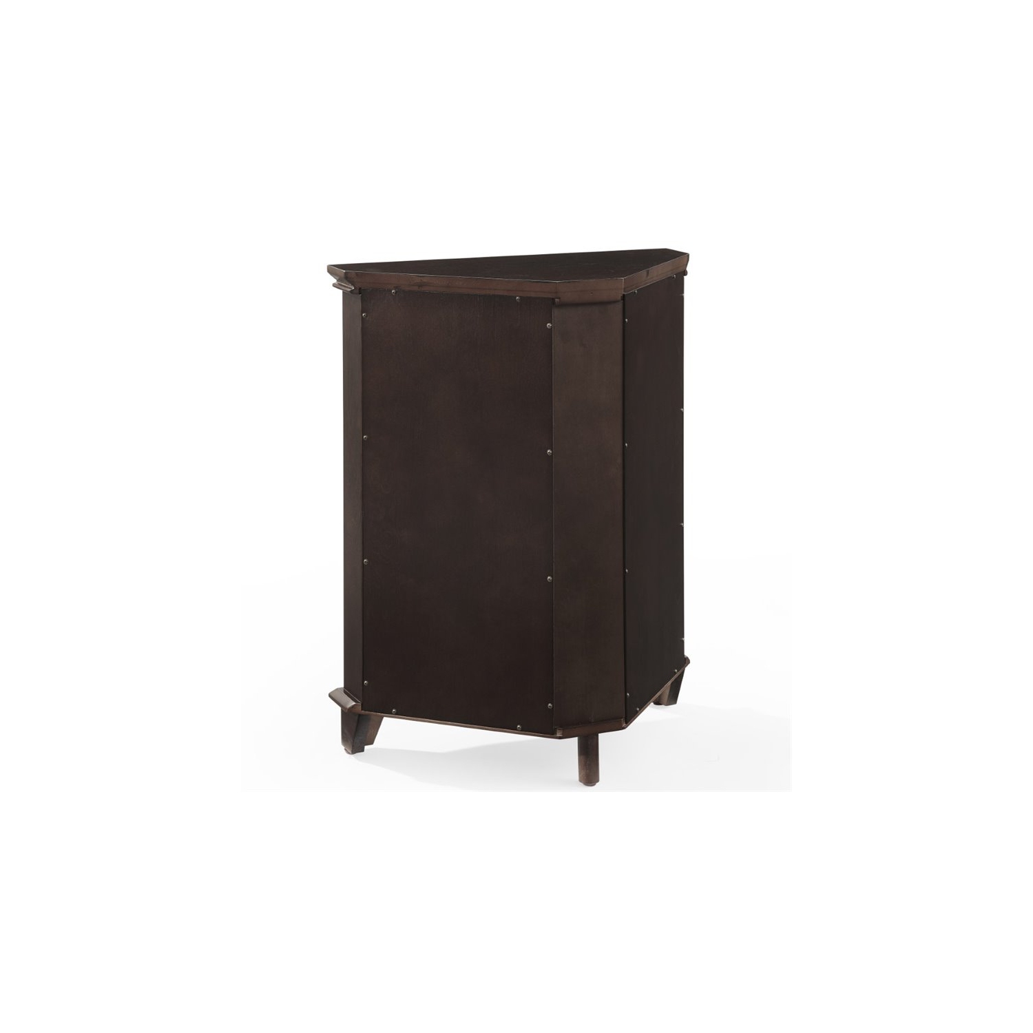 Crosley Lydia 2 Door Corner Storage Cabinet in Espresso