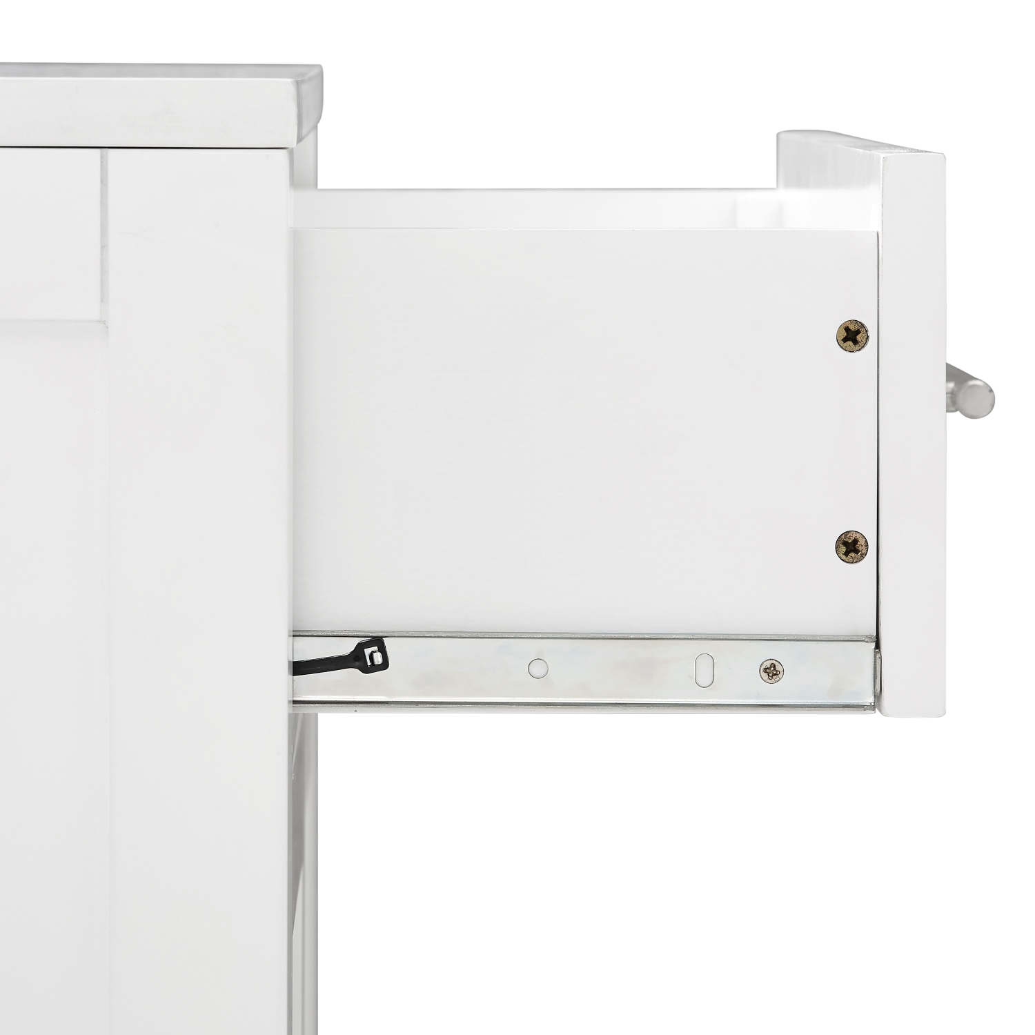 CROSLEY Savannah Storage Cabinet White