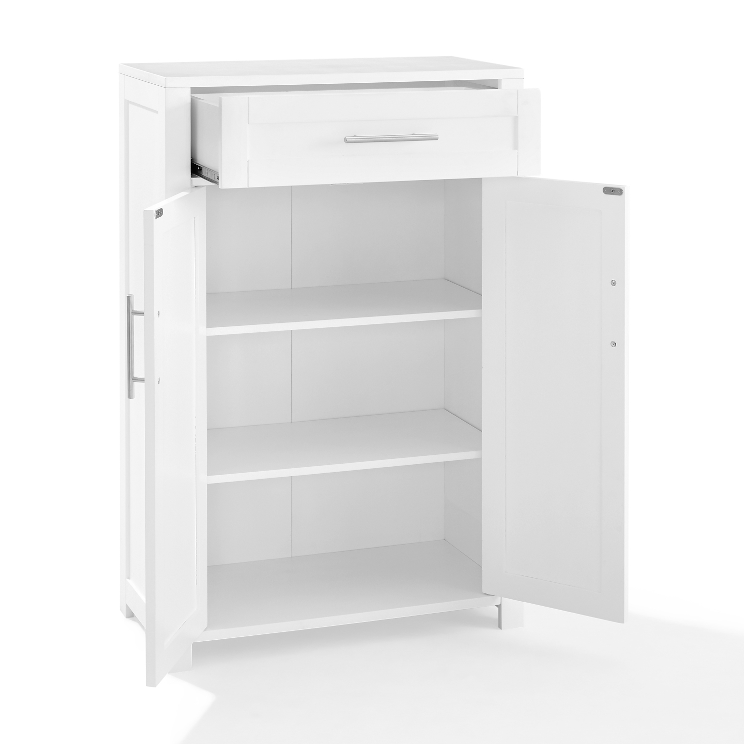 CROSLEY Savannah Storage Cabinet White