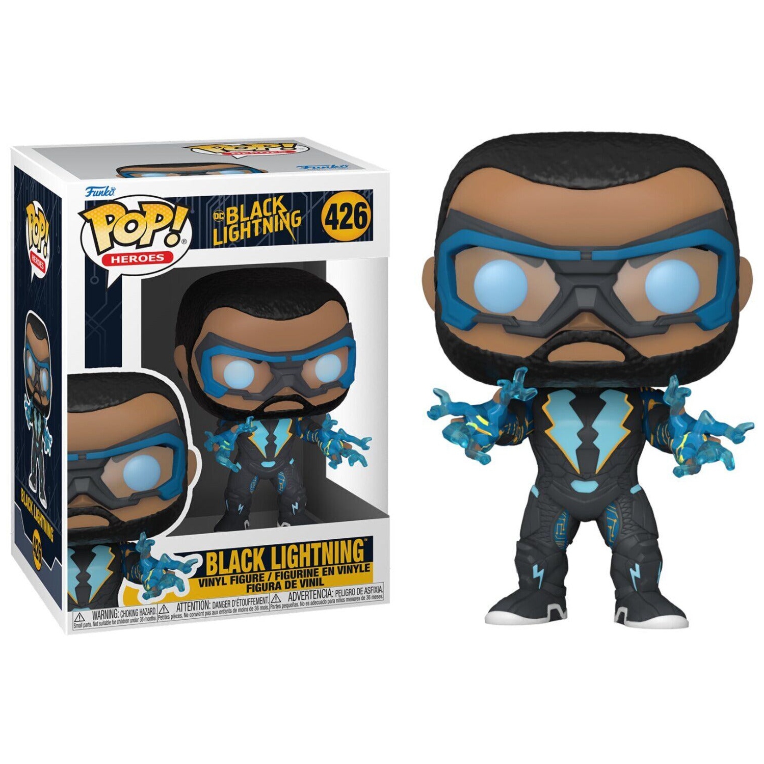 Funko Pop! Heroes Black Lightning Vinyl Figure Black Lightning #426