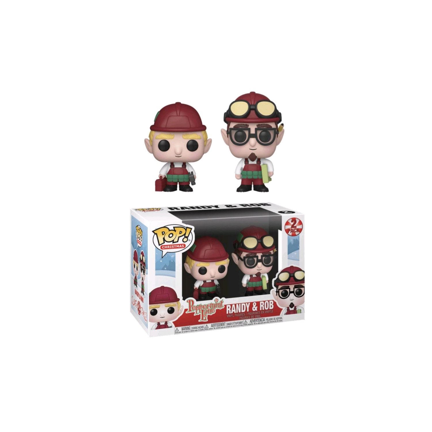 Funko Pop! Christmas Peppermint Lane Vinyl Figure Randy & Rob (SALE)