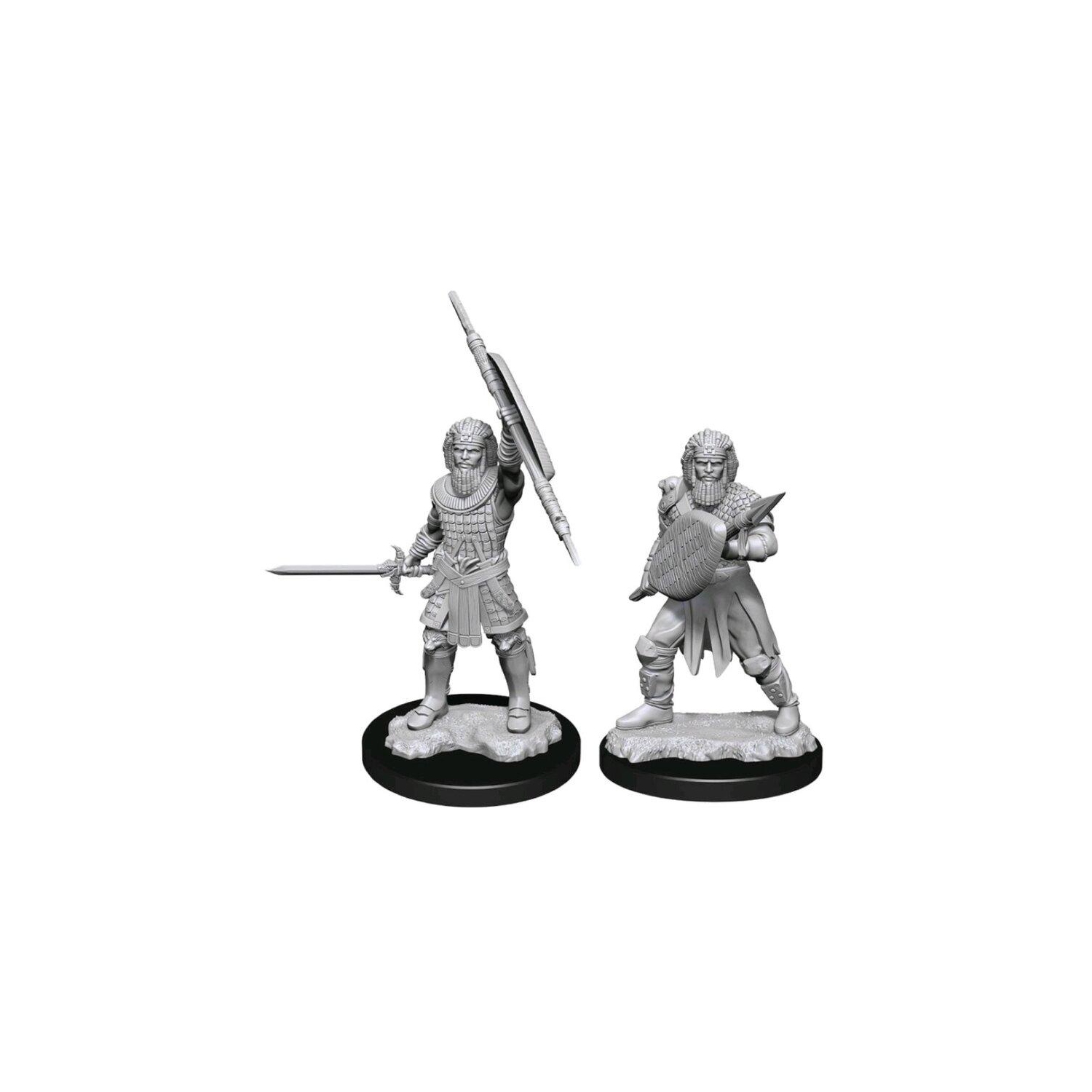 WizKids Games Dungeons & Dragons Nolzur's Marvelous Unpainted Miniatures: Human Fighter