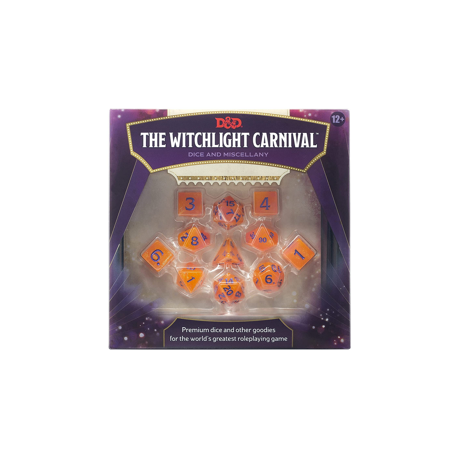 Wizards of the Coast Dungeons & Dragons Dice Set: Witchlight Carnival Eleven Dice Set