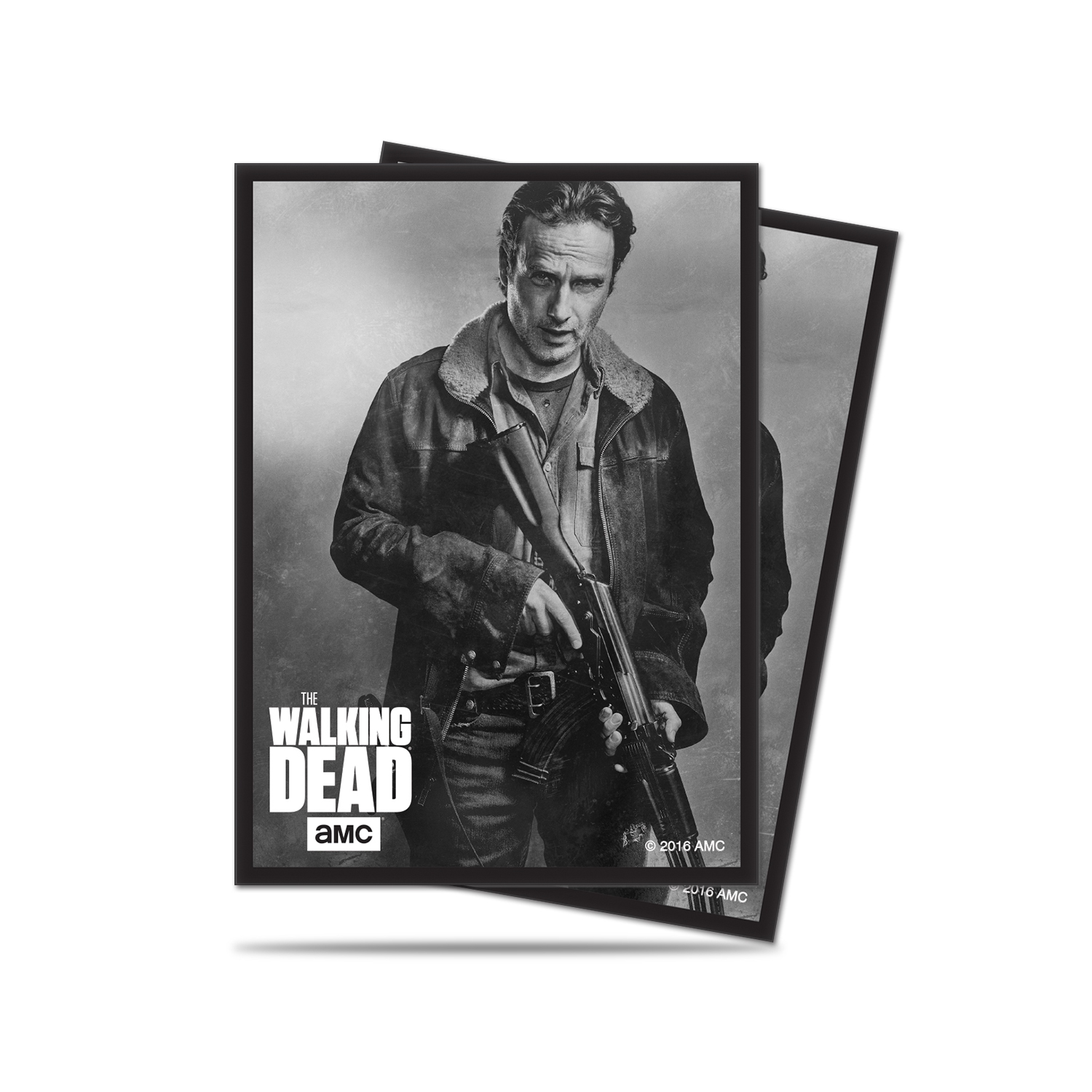 The Walking Dead - Rick Standard Card Sleeves (66mm x 91mm) 50 Deck Protectors Sleeves per pack