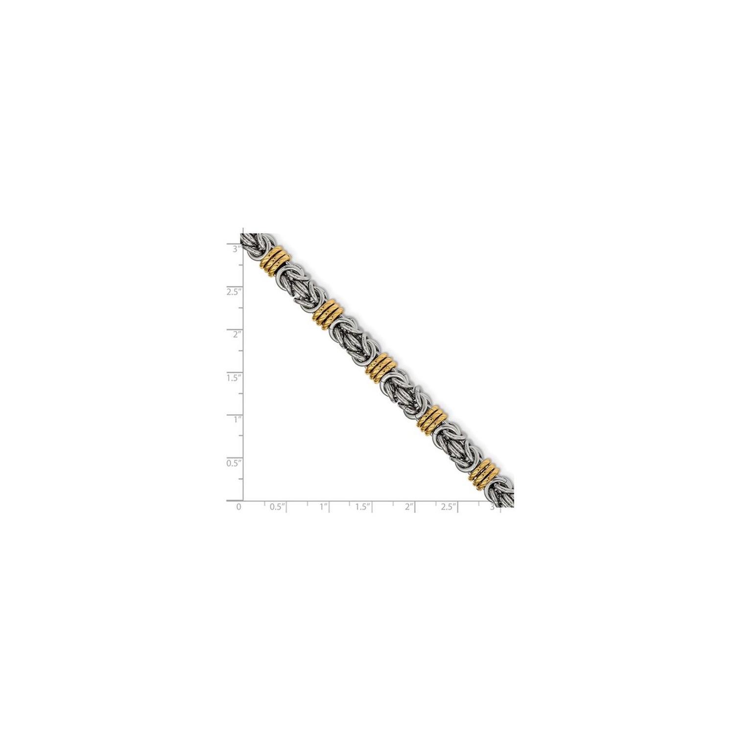 Bracelet en acier inoxydable pour hommes