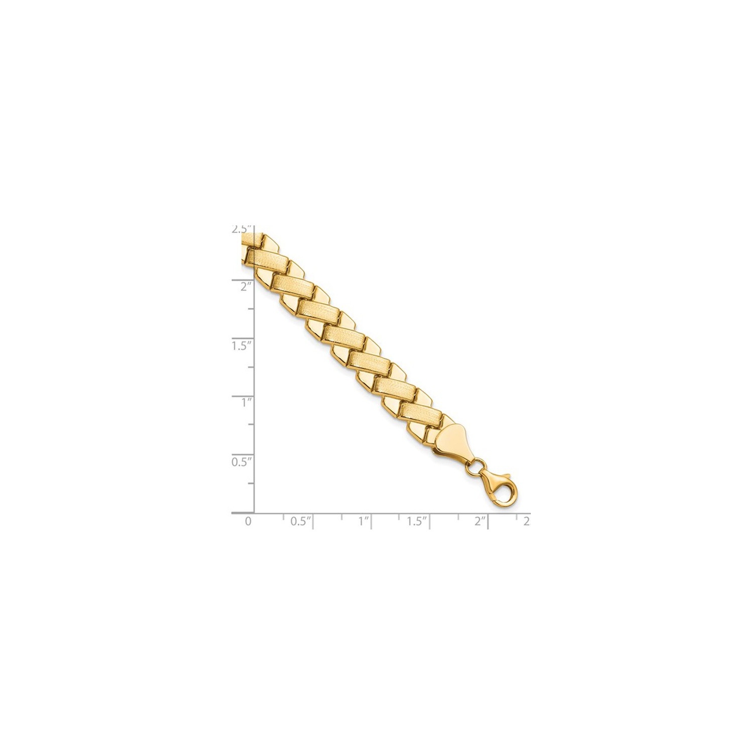 Bracelet CRISS CRISSE CRISSE 10K 10k 7,25 pouces