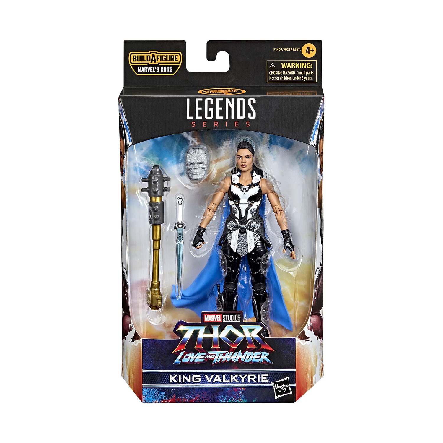 Marvel Legends Thor Love and Thunder 6 Inch Action Figure BAF Korg - King Valkyrie
