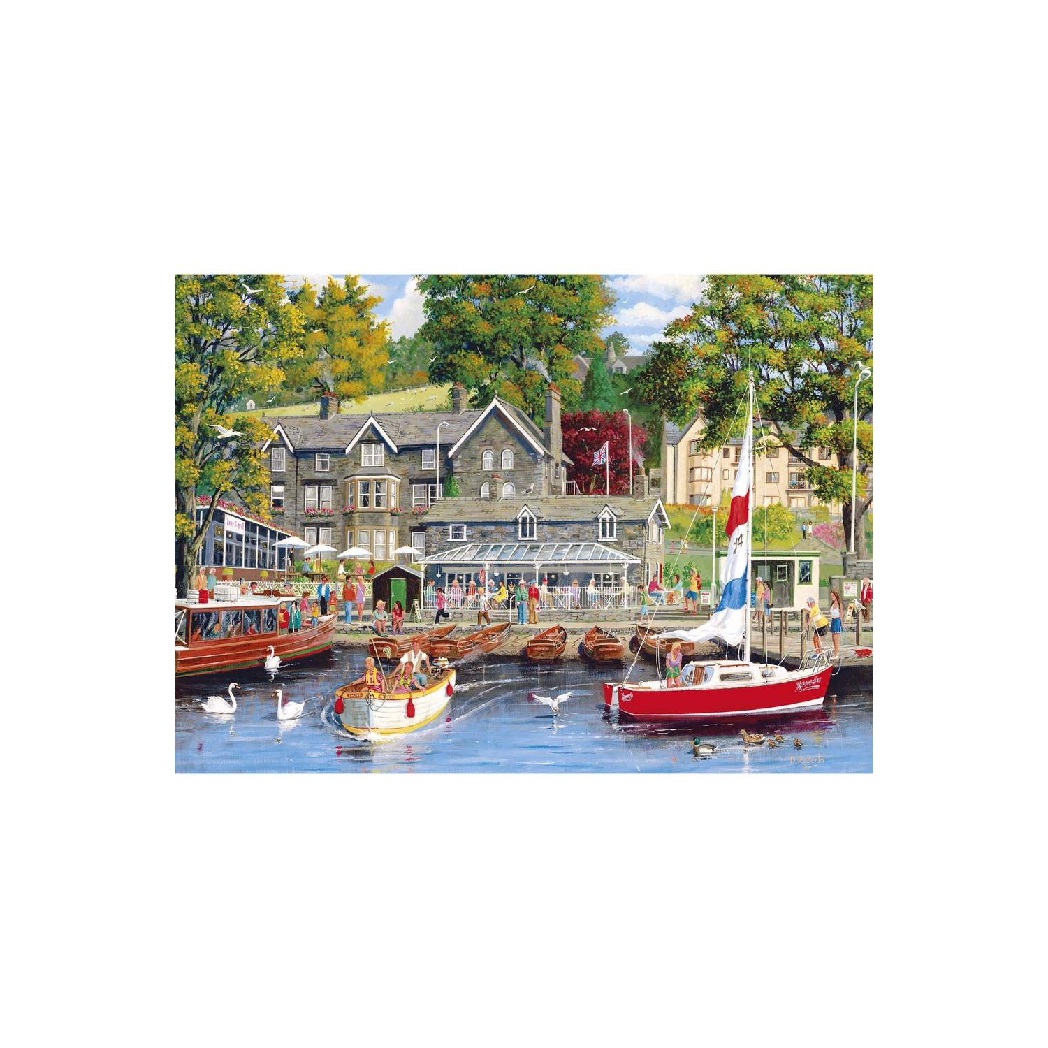 1000 Piece Jigsaw Puzzle-Summer in AMBLESIDE Gibsons 