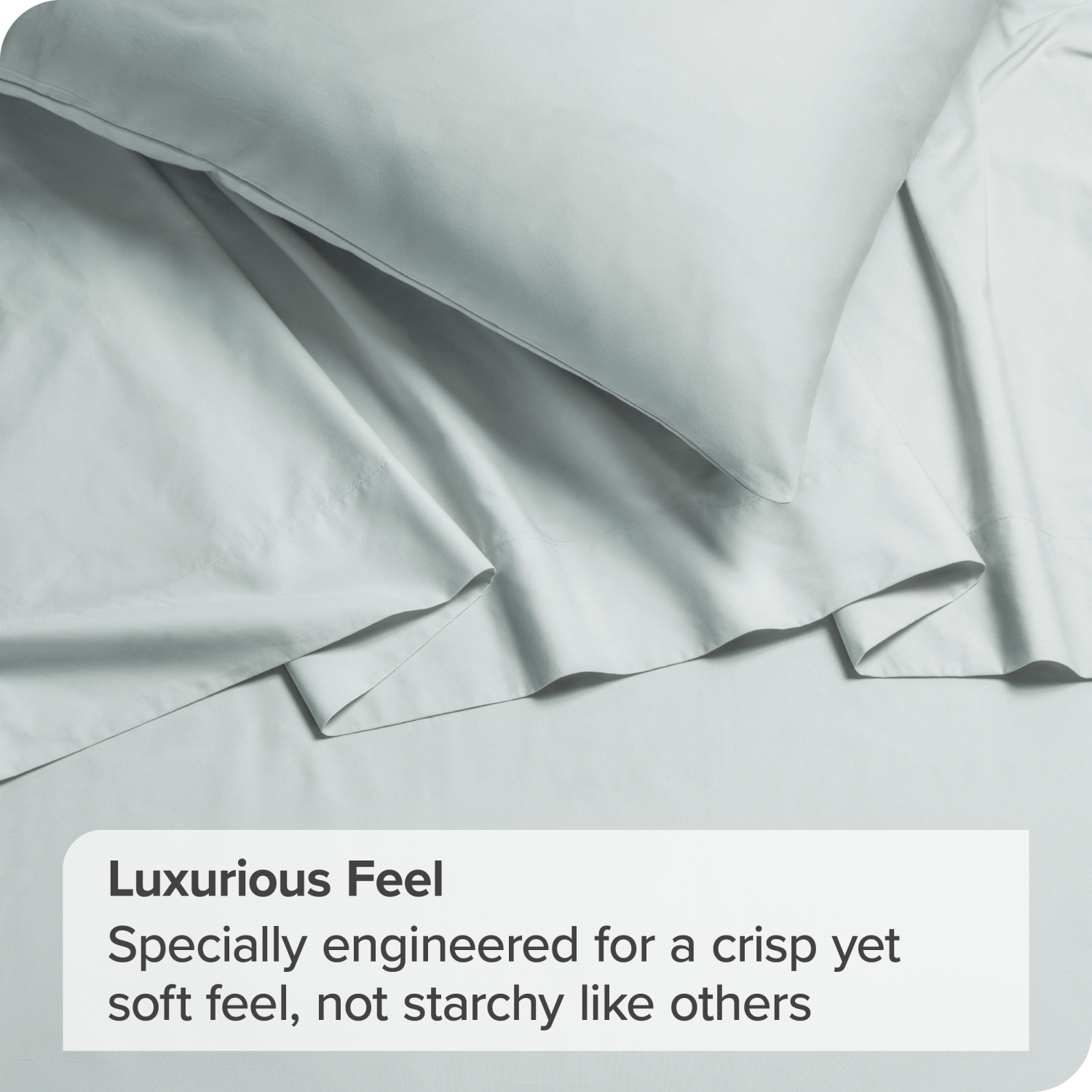 Bare Home 100% Organic Cotton Sheet Set - Crisp Percale Weave - Lightweight & Breathable