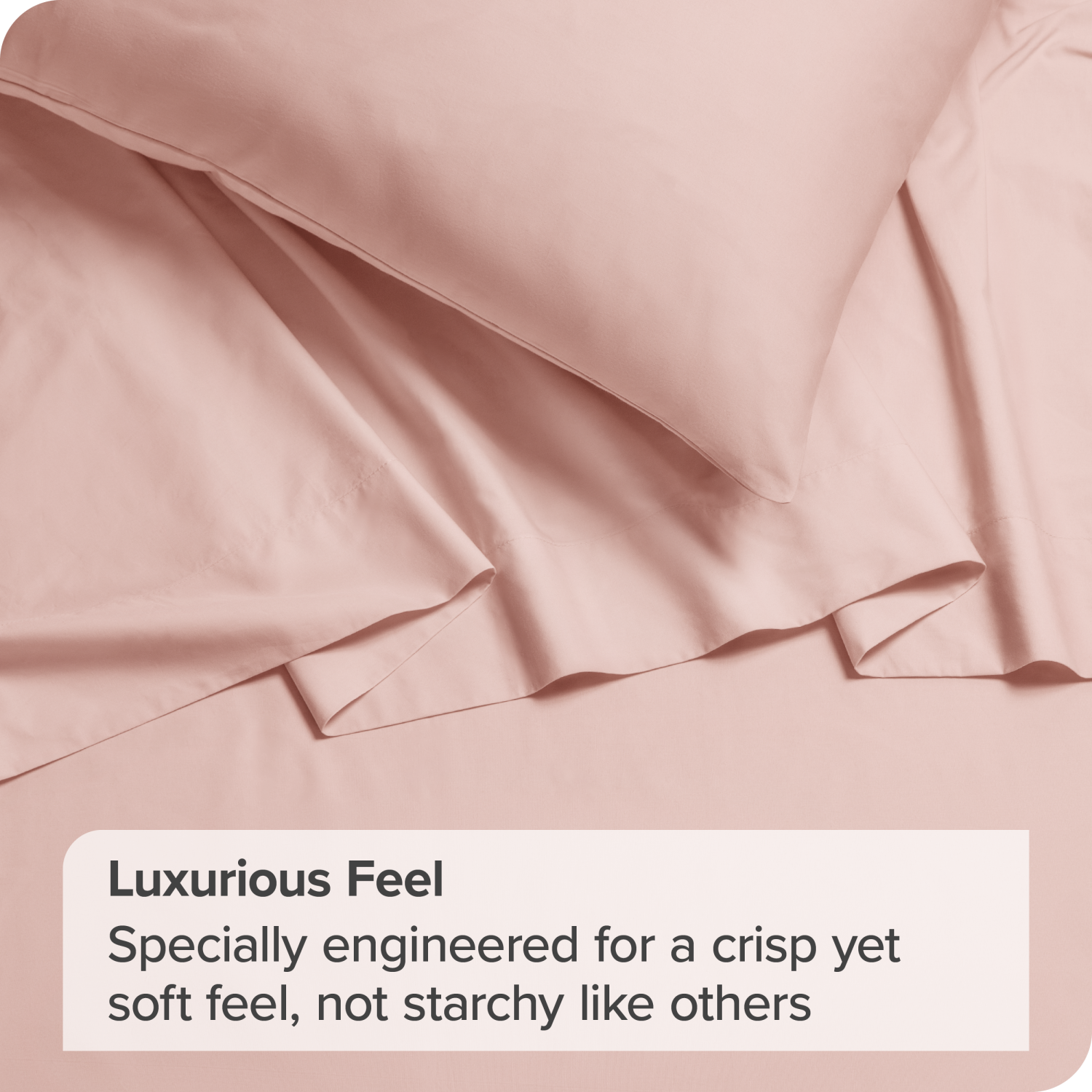Bare Home 100% Organic Cotton Sheet Set - Crisp Percale Weave - Lightweight & Breathable