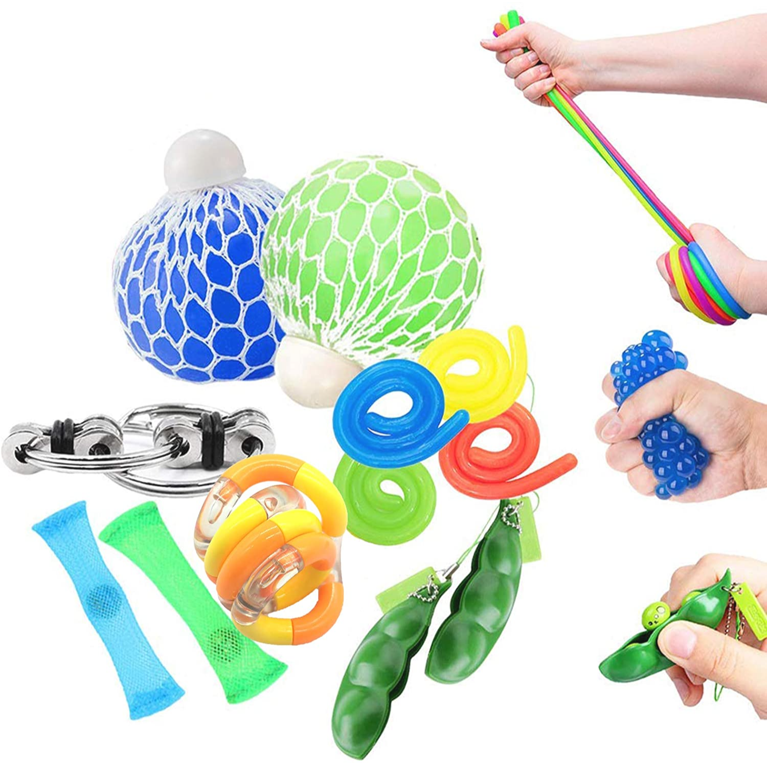 Fidget Toys 12Pcs Fidget Toys for Adults and Fidget Toys for Sensory Kids