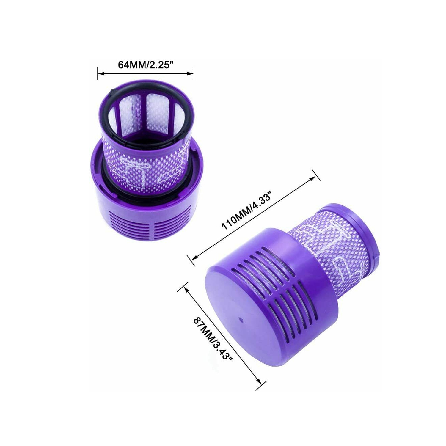 Vacuum Filter For DYSON all V10 Series Absolute Animal SV12