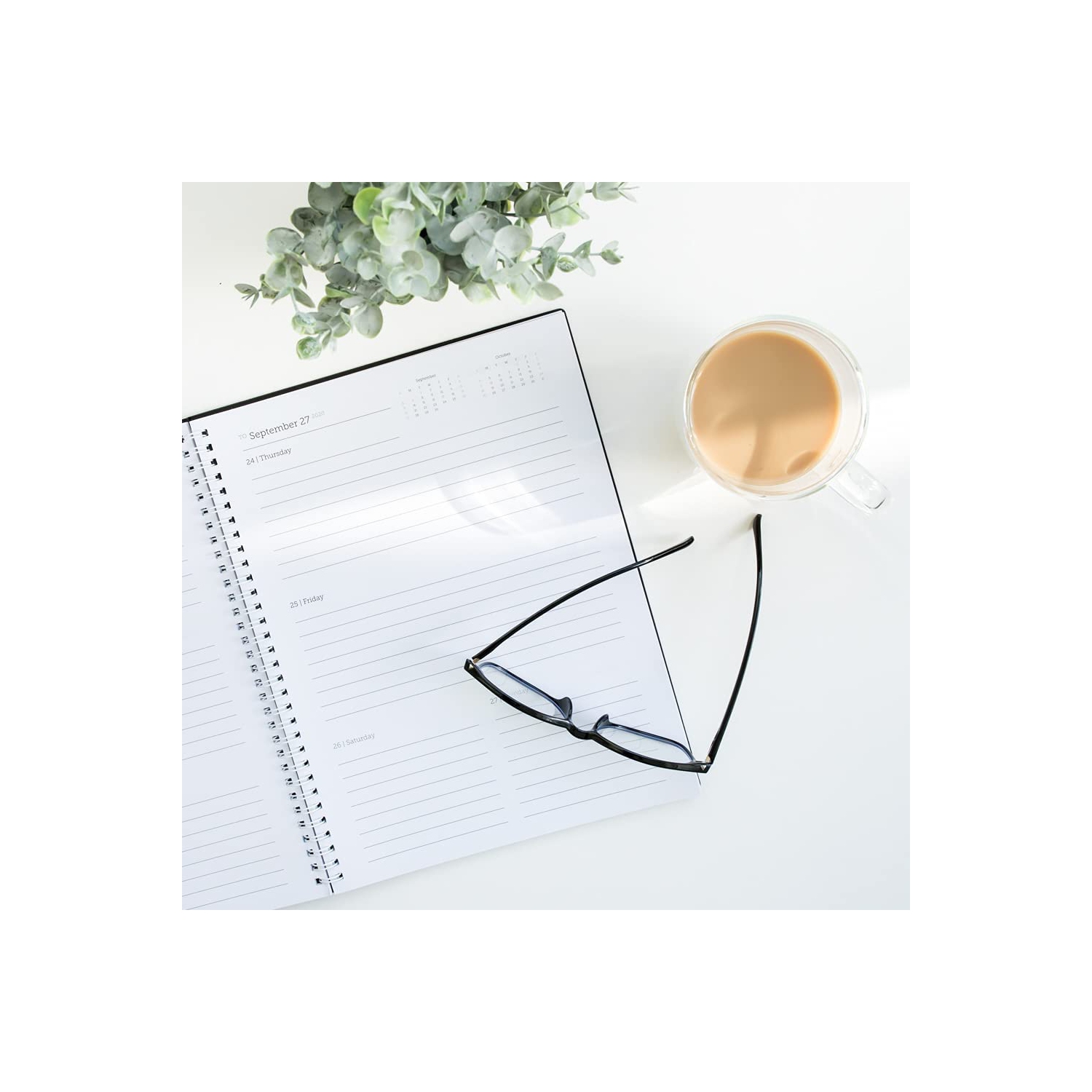 WallDeca 2023 Annual Weekly Planner, A4 Full Paper Size, Weekly & Monthly Planner, Jan 2023 - Dec 2023 | Flexible Cover, Notes Pages, Twin-Wire