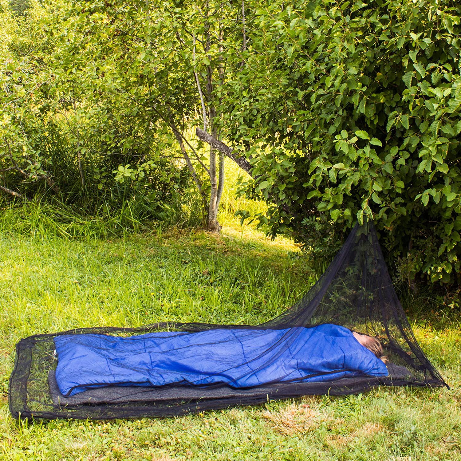 MEKKAPRO Mosquito Camping Insect Net with Carry Bag, Compact and Lightweight, Fits Sleeping Bags, Bed, Tent