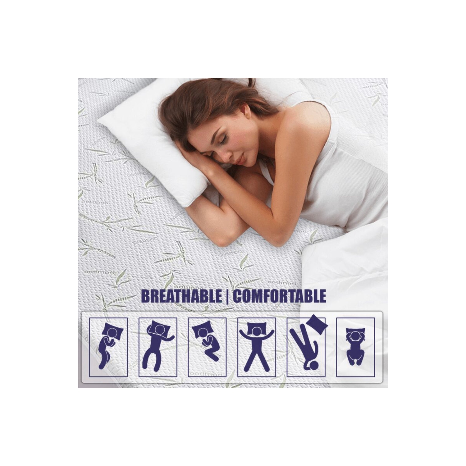 Ultraflex Swiss Bamboo - Jacquard Bamboo Waterproof Mattress Protector