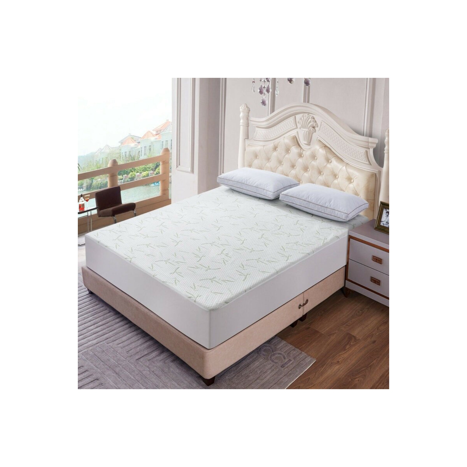 Ultraflex Swiss Bamboo - Jacquard Bamboo Waterproof Mattress Protector