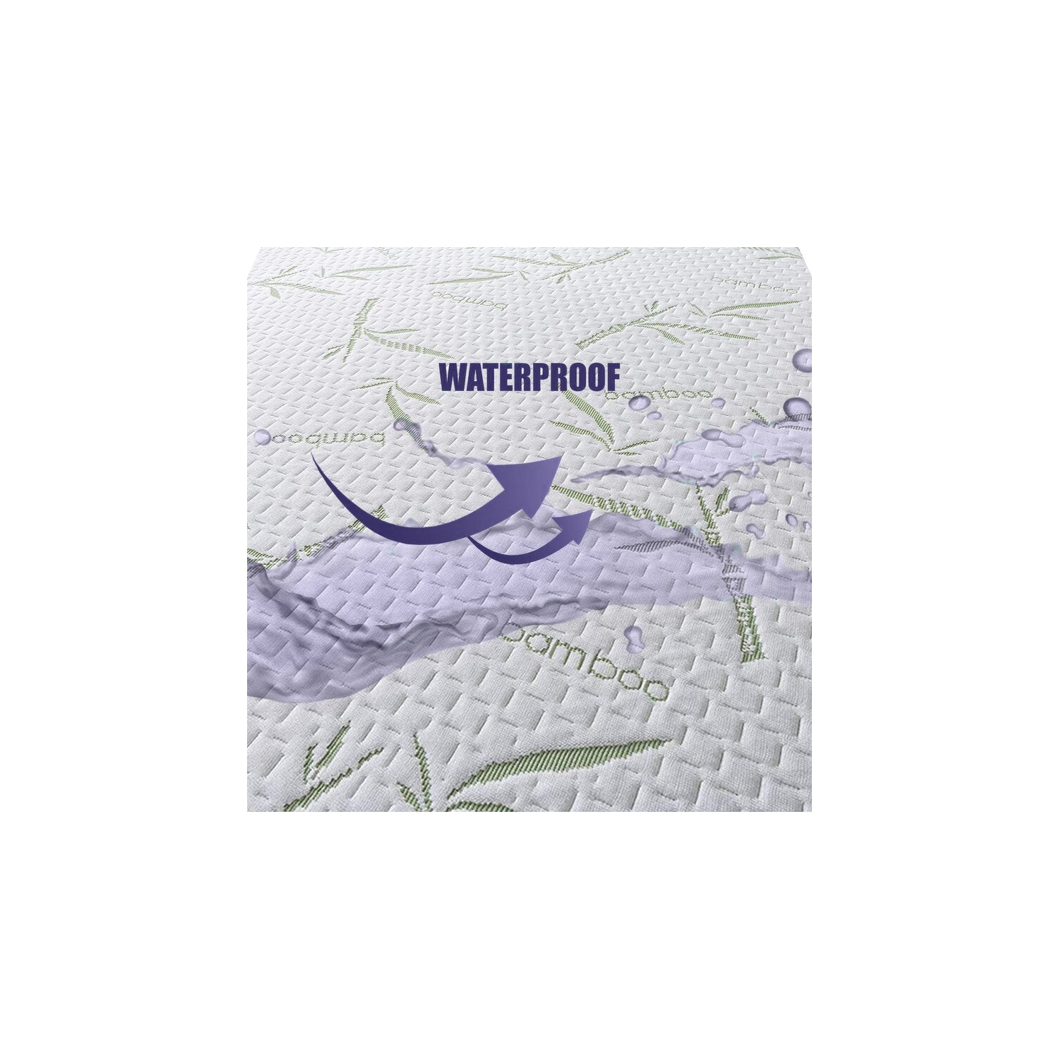 Ultraflex Swiss Bamboo - Jacquard Bamboo Waterproof Mattress Protector