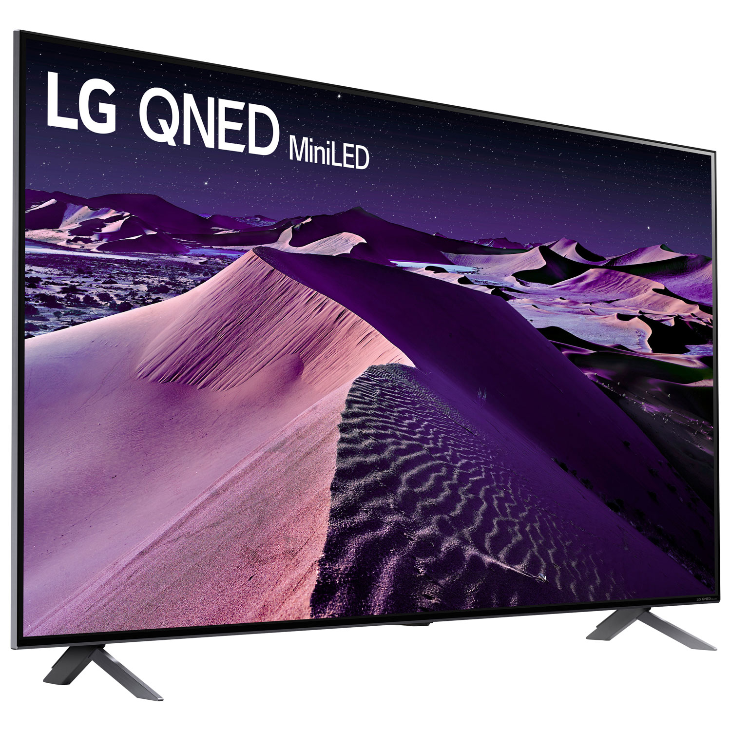 LG 55" 4K UHD HDR QNED webOS Smart TV - 2022 - Dark Titan Silver/Ashed Blue