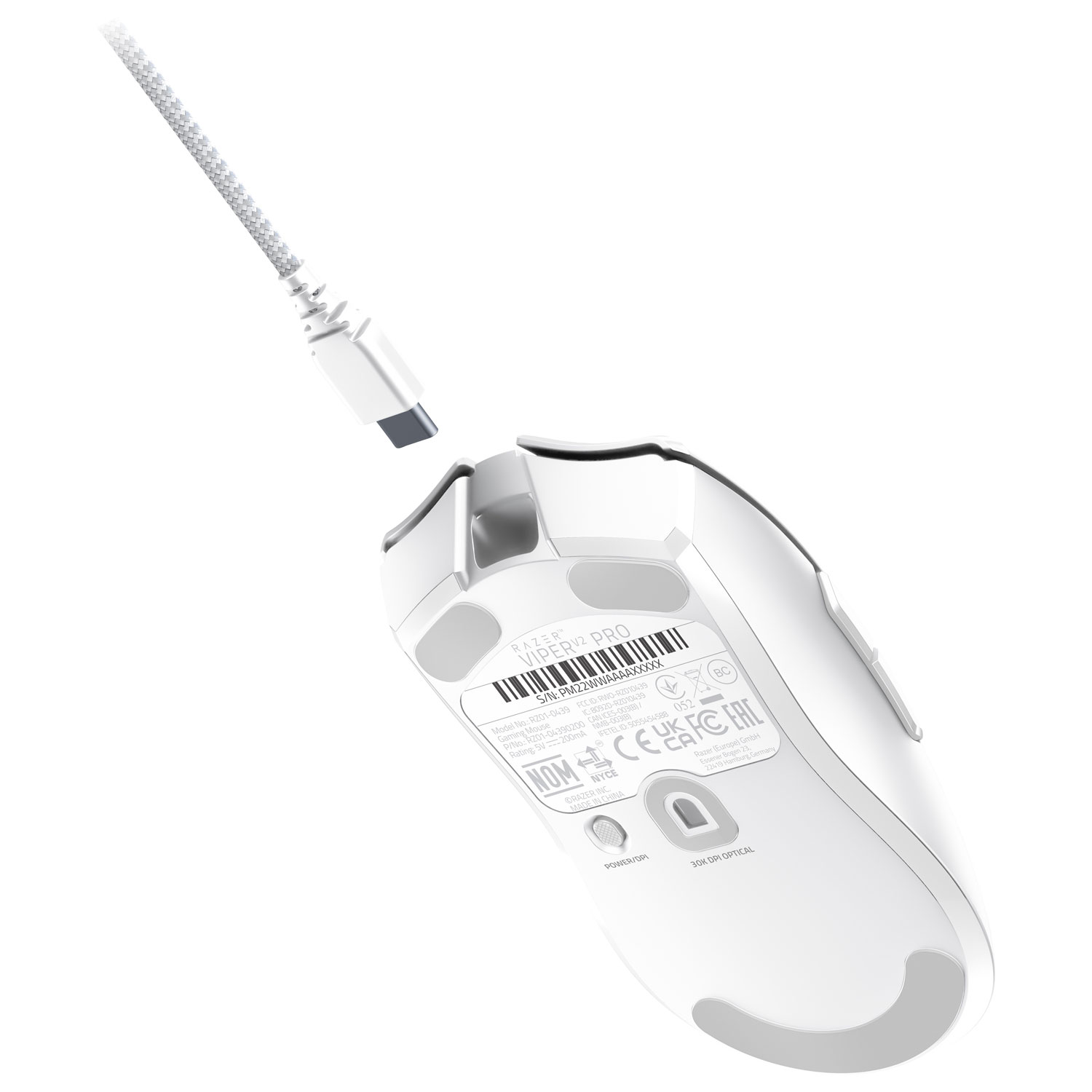 Razer Viper V2 Pro 3200 DPI Wireless Gaming Mouse - White